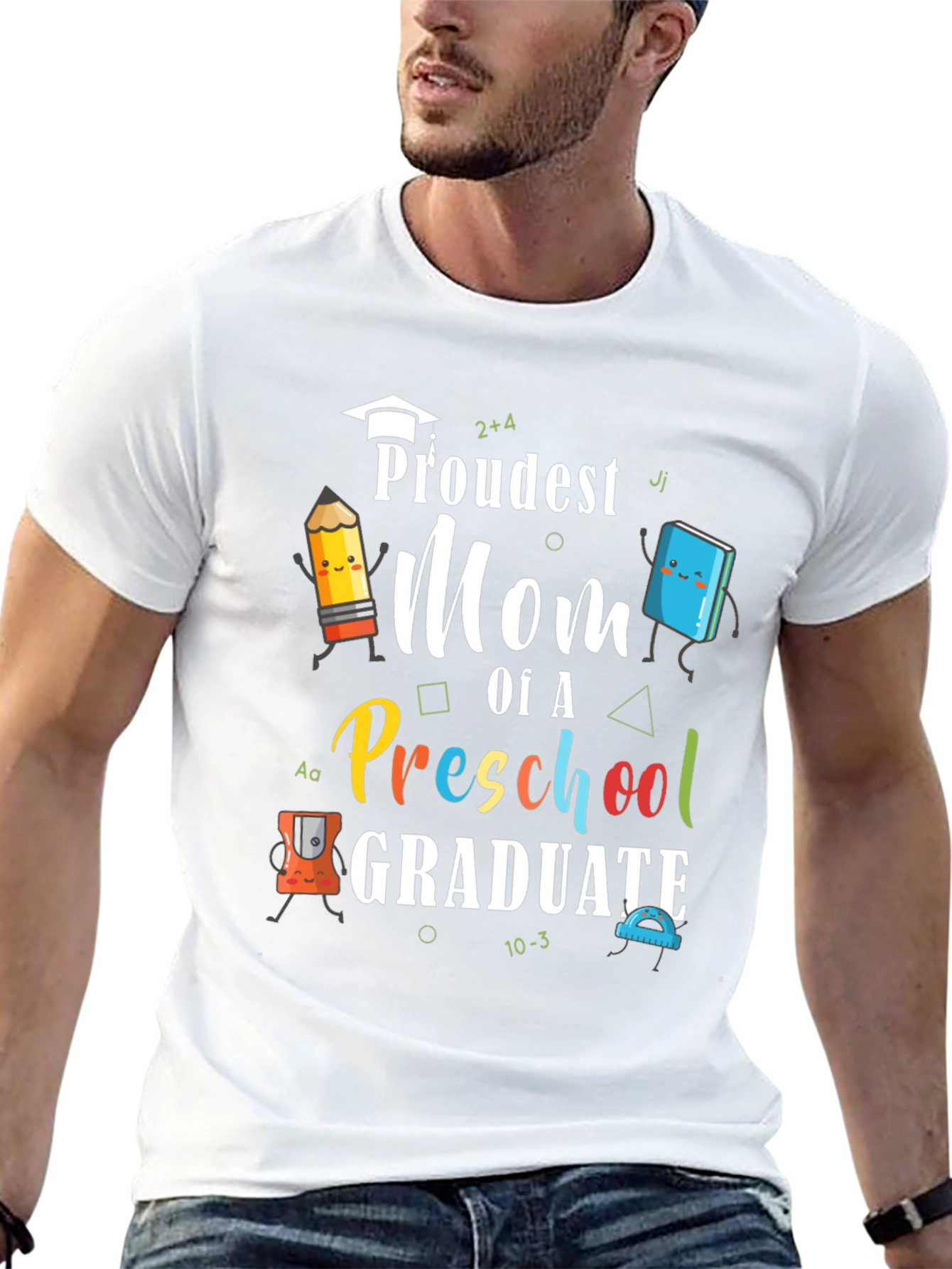 Proudest Mom Preschool Graduate T-Shirt