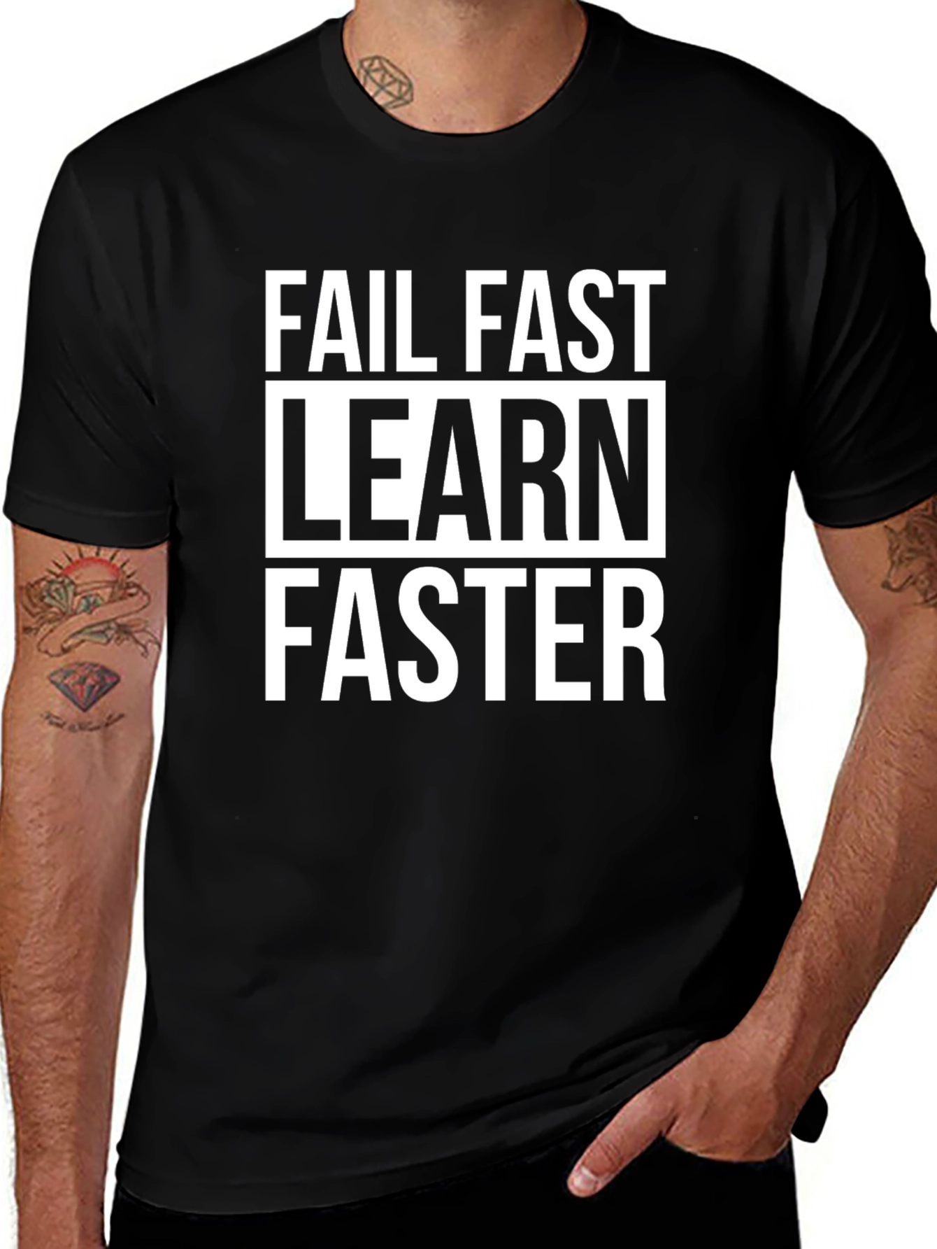 Fail Fast Learn Faster Graphic Tee