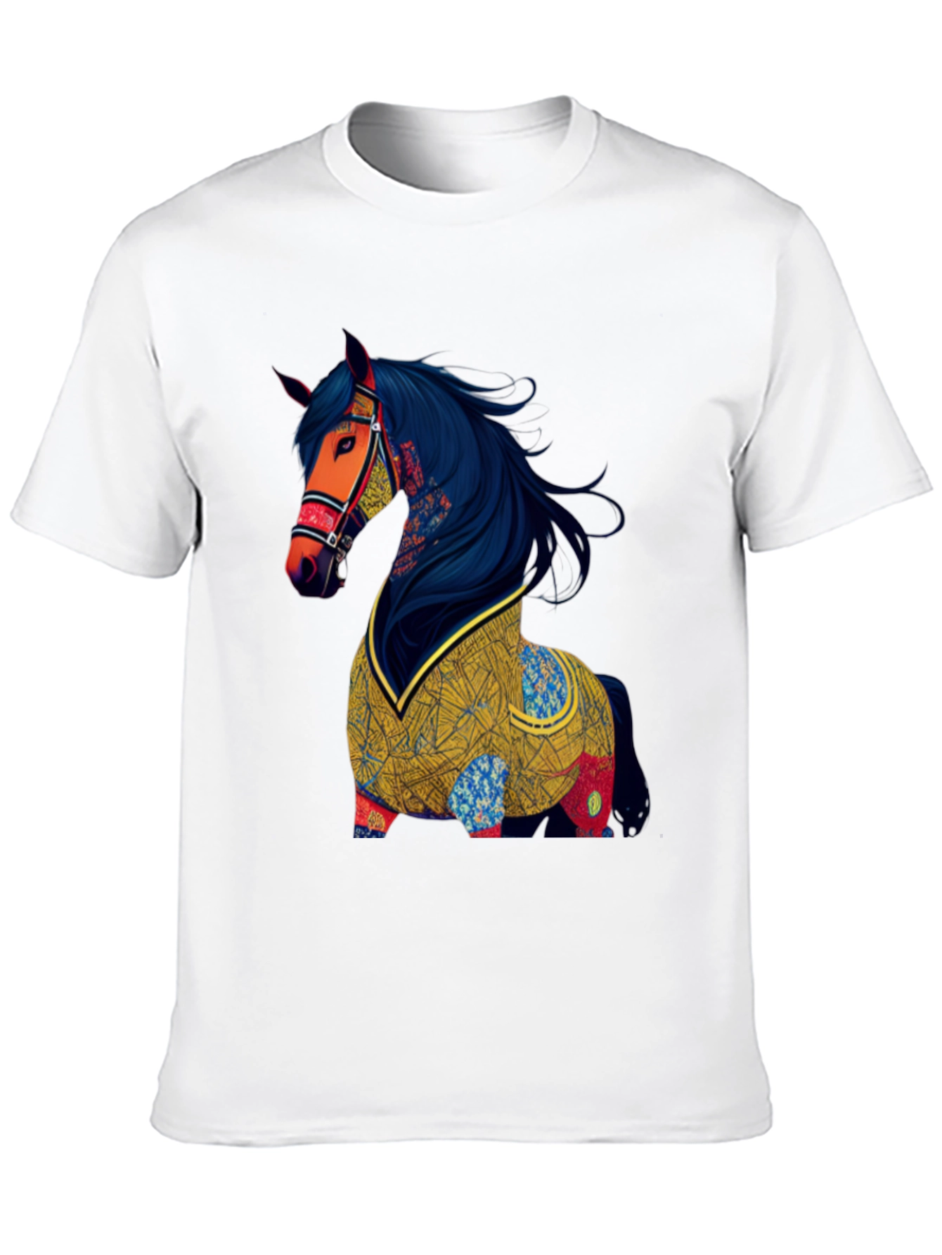 Artistic Horse Graphic T-Shirt