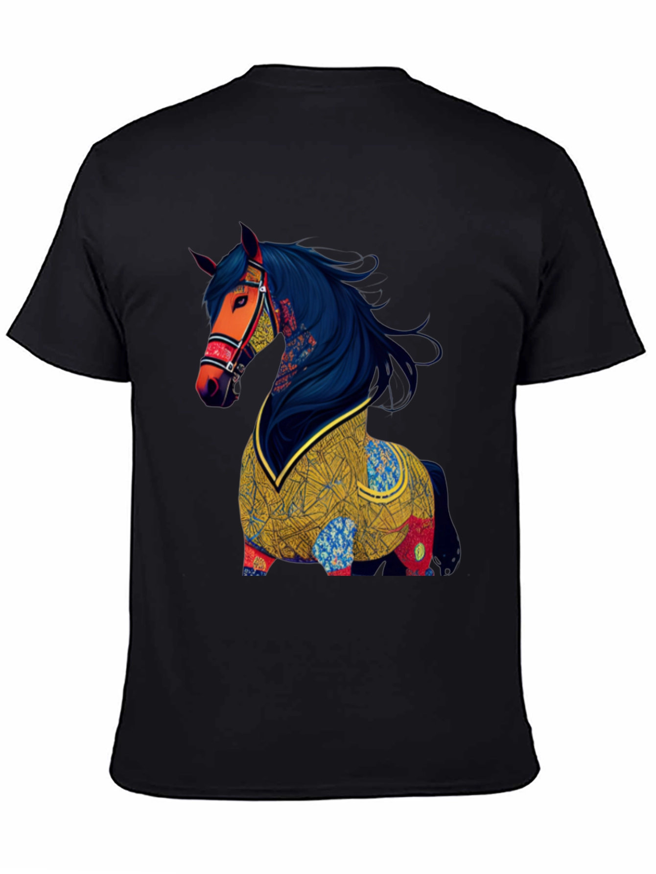 Artistic Horse Graphic T-Shirt