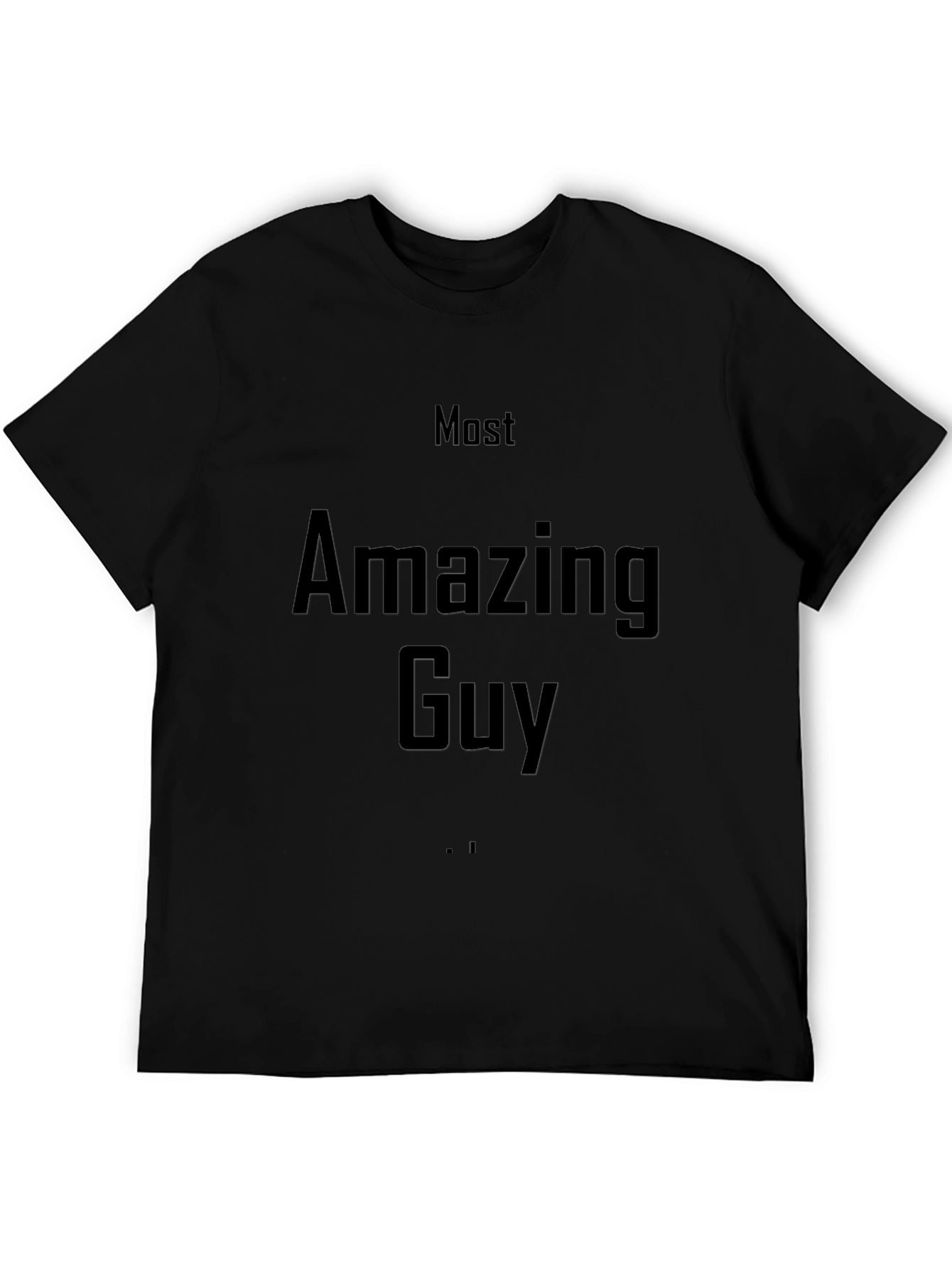 Most Amazing Guy Graphic Tee - Black