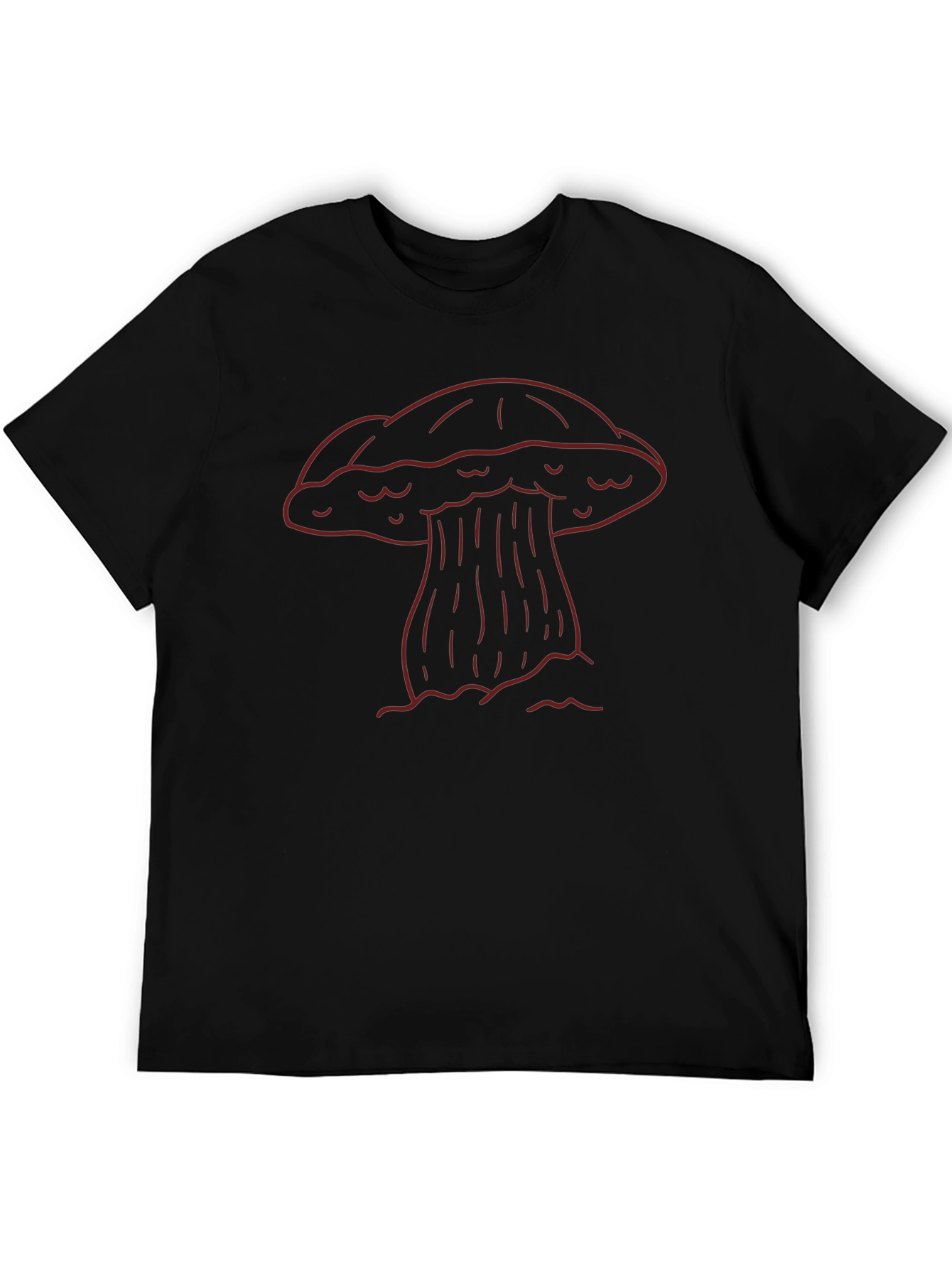 Mushroom Graphic Tee - Unique Nature Design