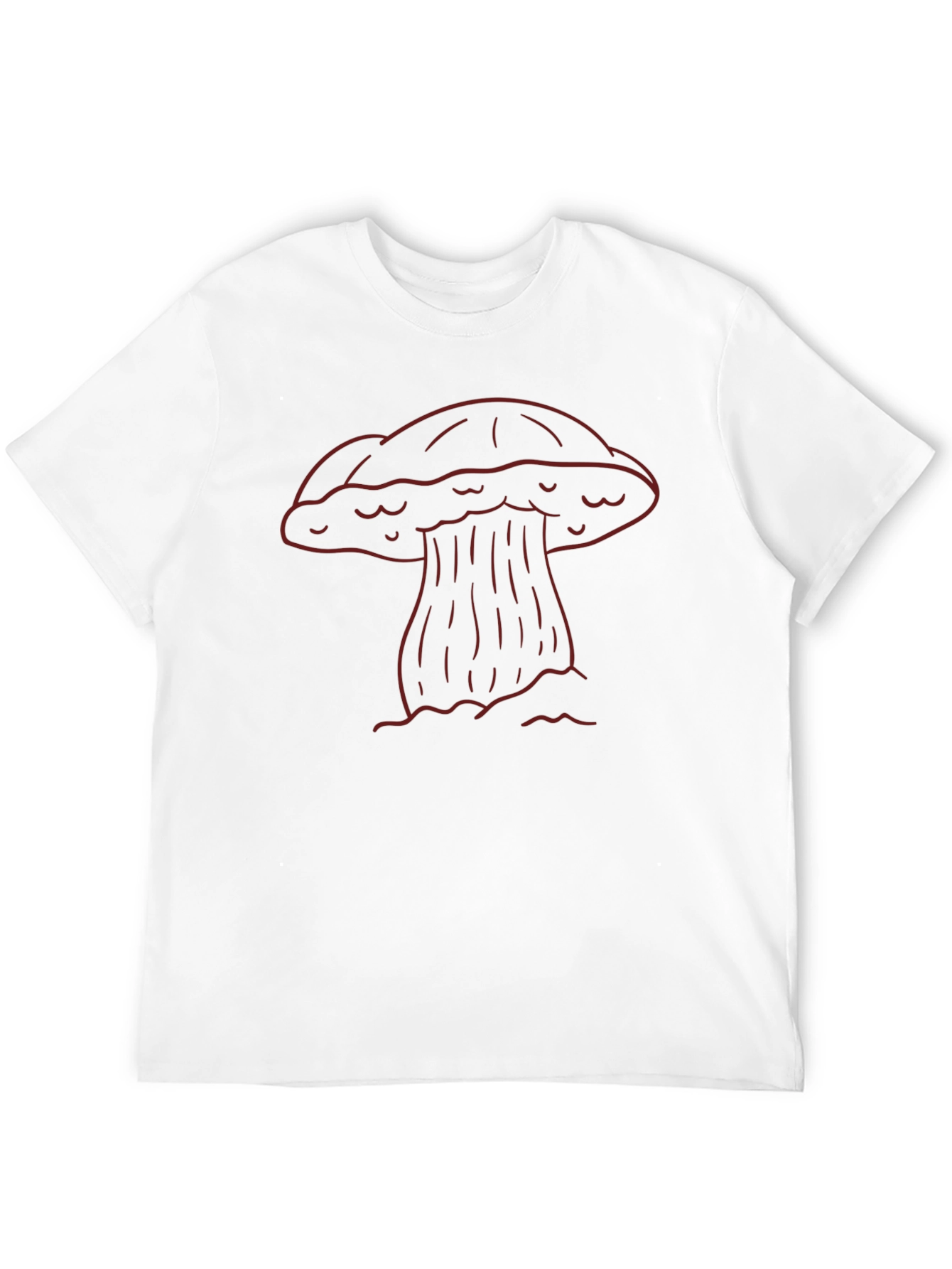Mushroom Graphic Tee - Unique Nature Design