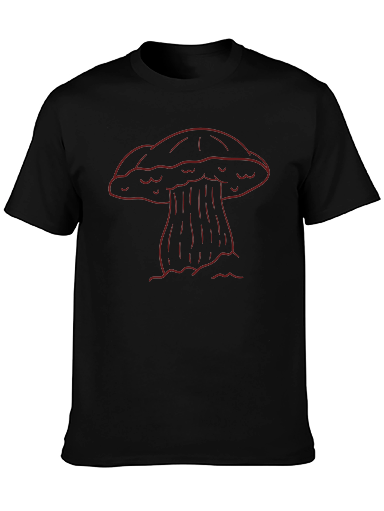 Mushroom Graphic Tee - Unique Nature Design