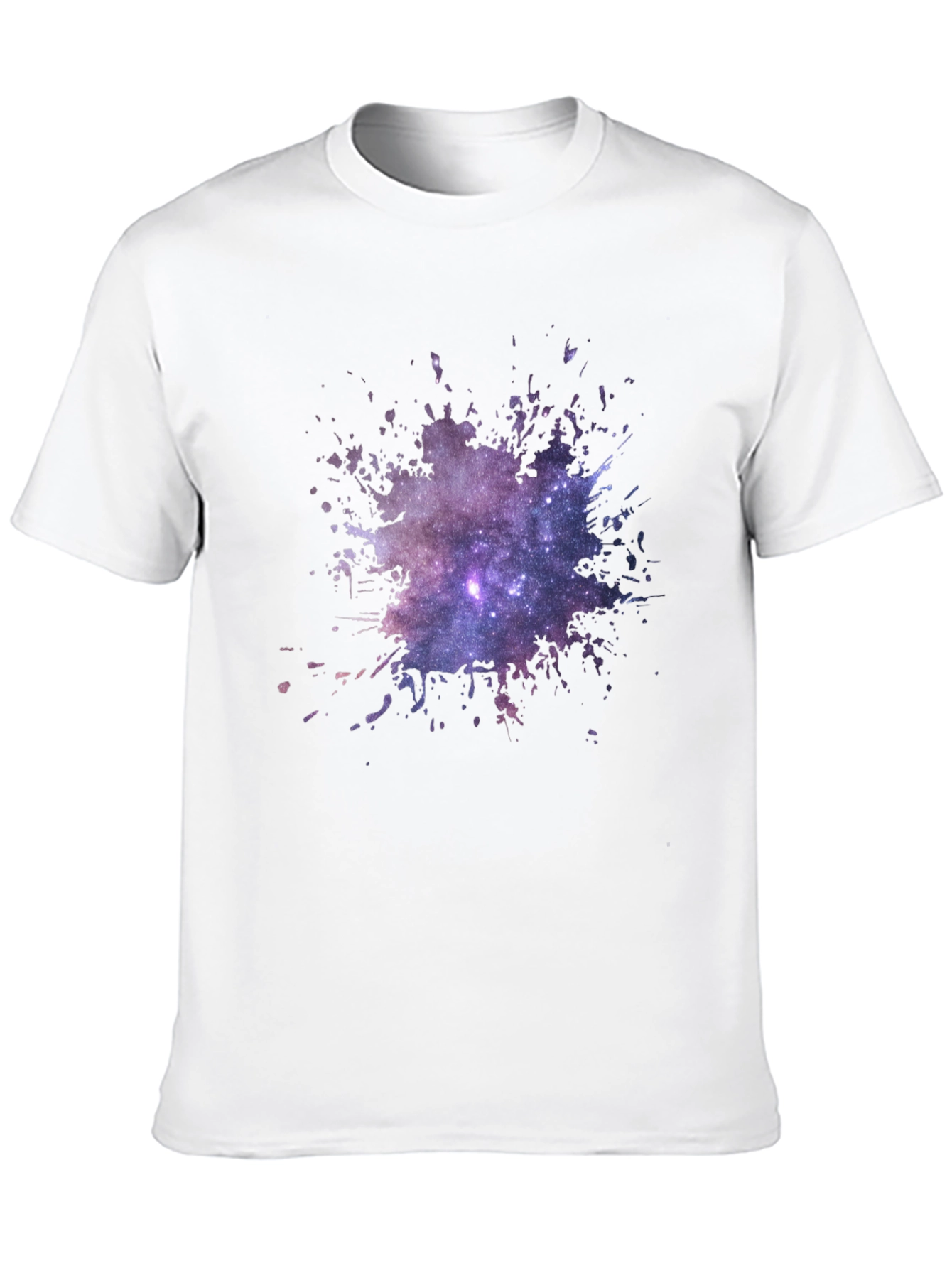 Galaxy Splash Black Tee