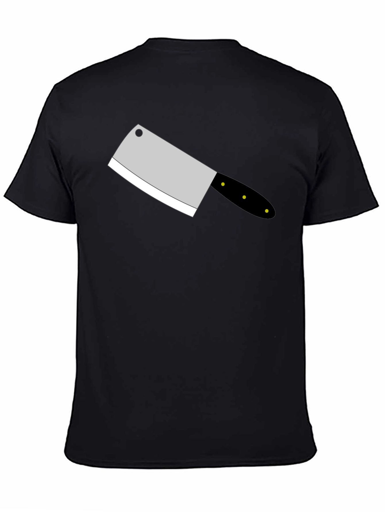 Butcher Knife Graphic Tee - Stylish Black T-Shirt