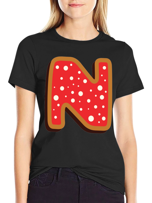 Letter N Cookie T-Shirt