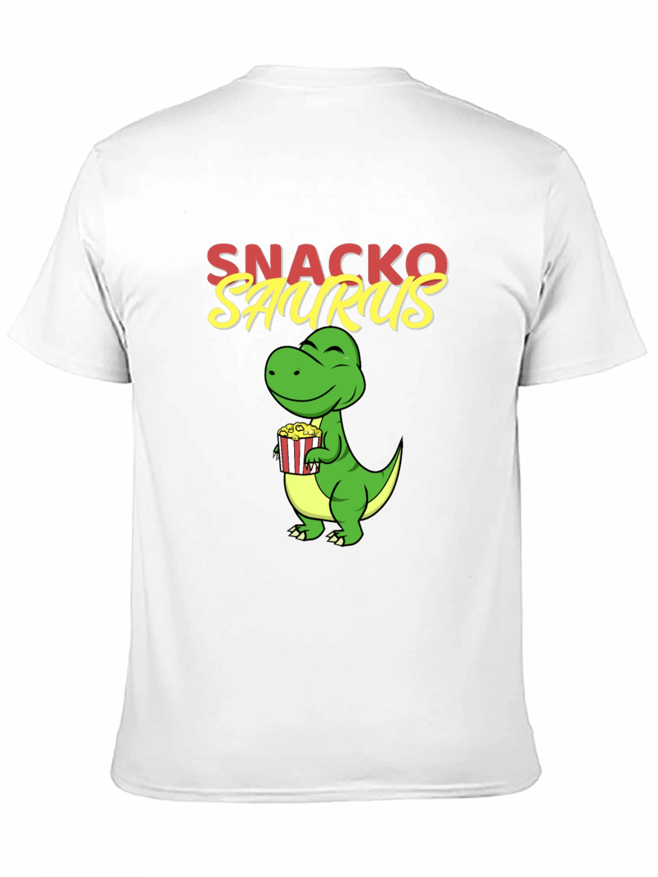 Snackosaurus Graphic Tee - Fun Dinosaur T-Shirt