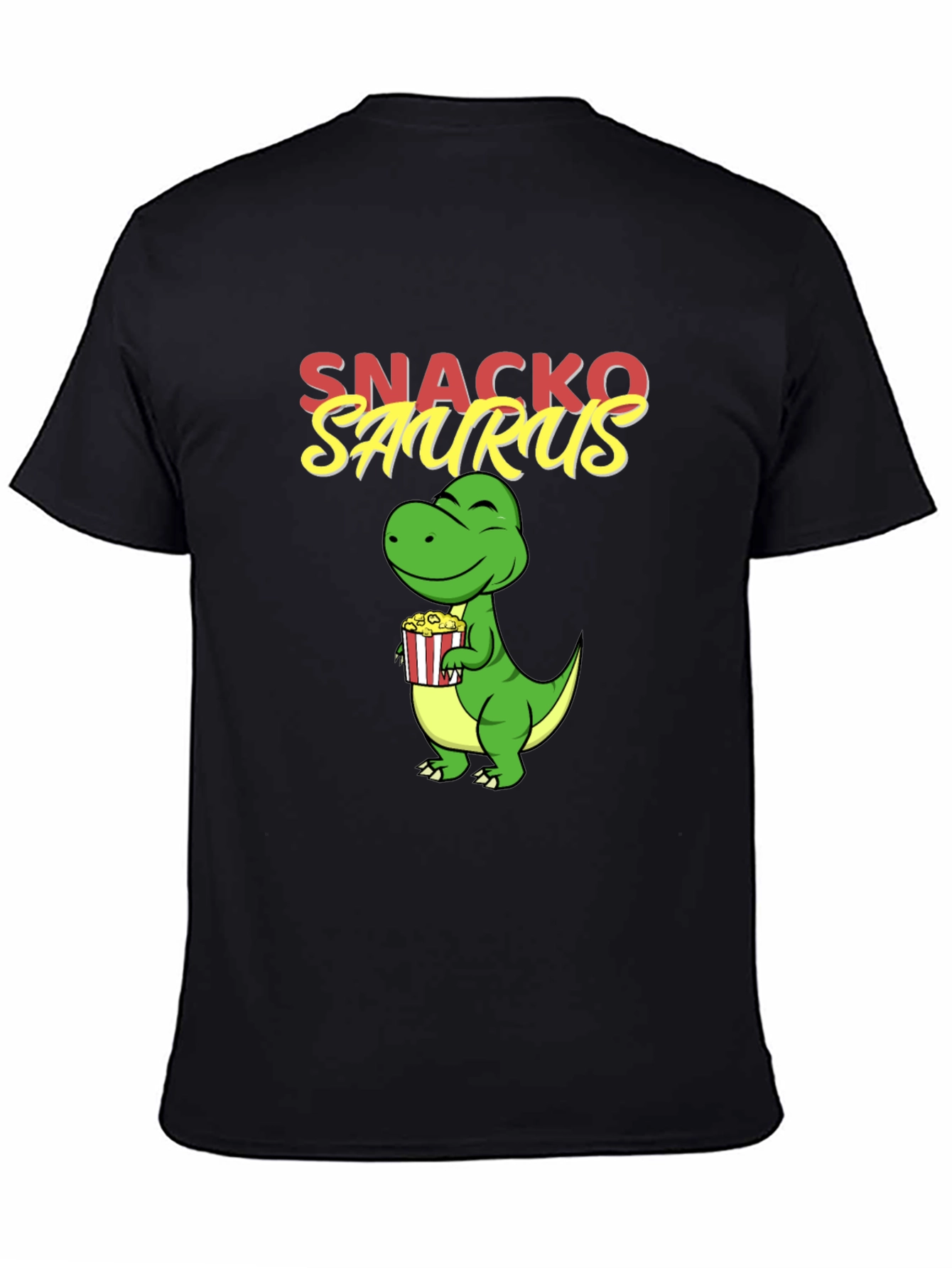 Snackosaurus Graphic Tee - Fun Dinosaur T-Shirt