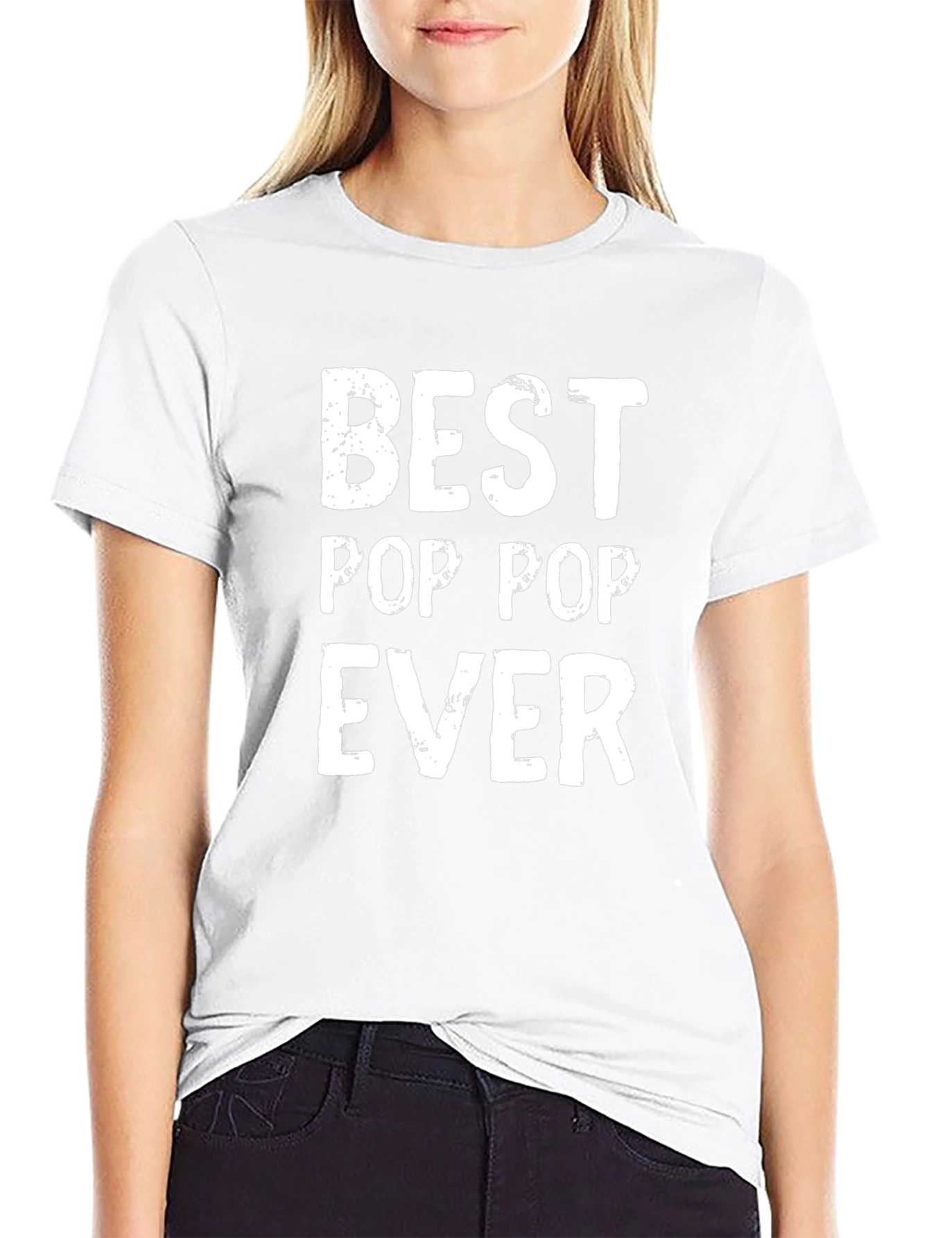 Best Pop Pop Ever T-Shirt - Black Graphic Tee
