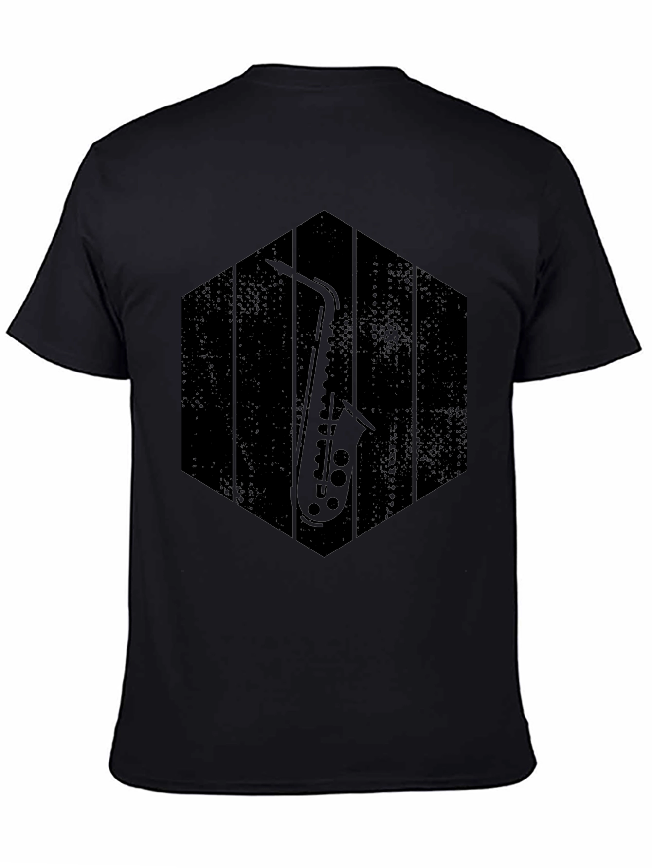 Saxophone Graphic Tee - Musician Style Shirt