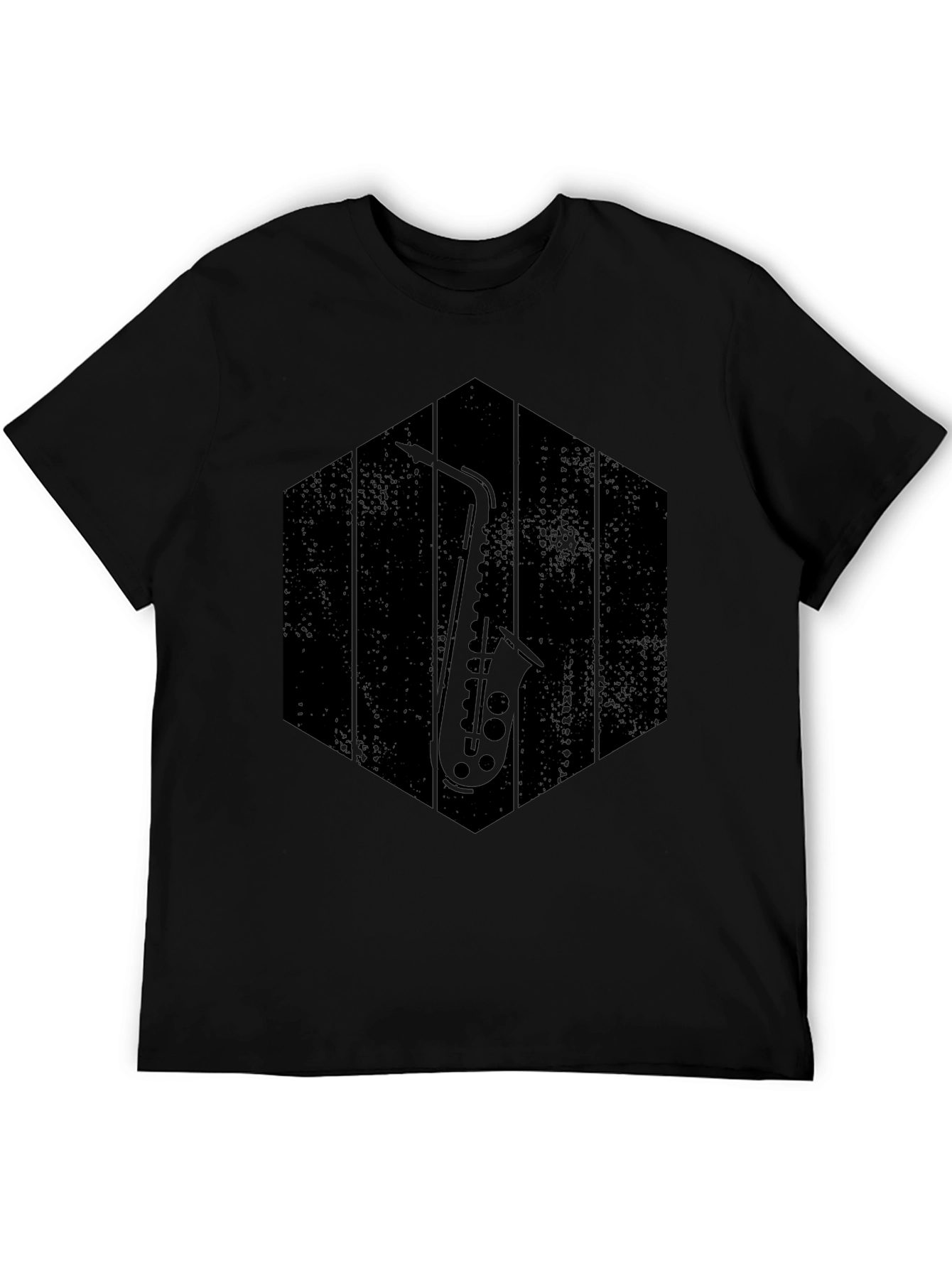 Saxophone Graphic Tee - Musician Style Shirt
