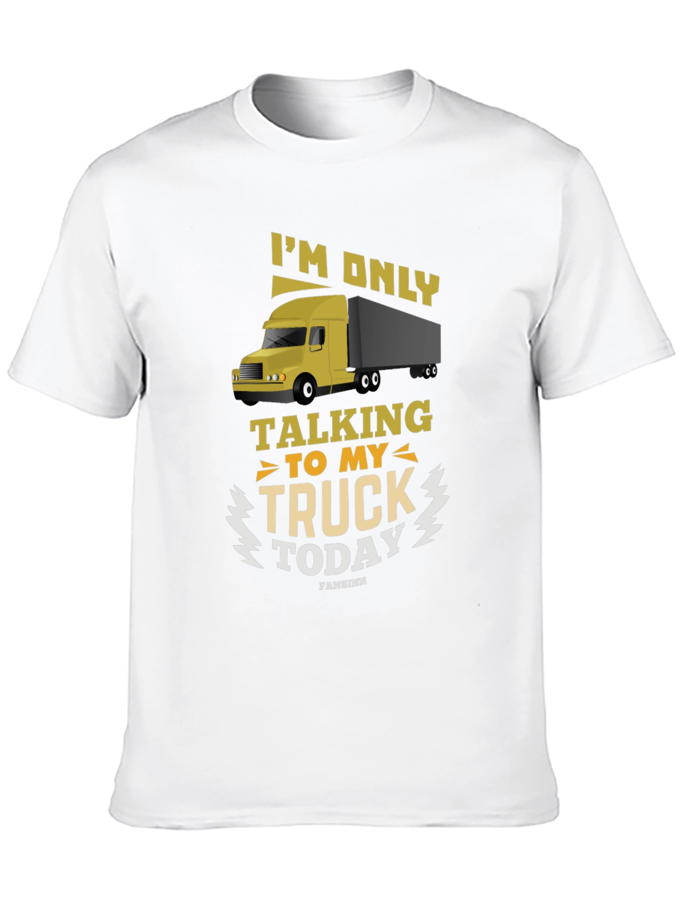 Truckers Talking to My Truck Black T-Shirt
