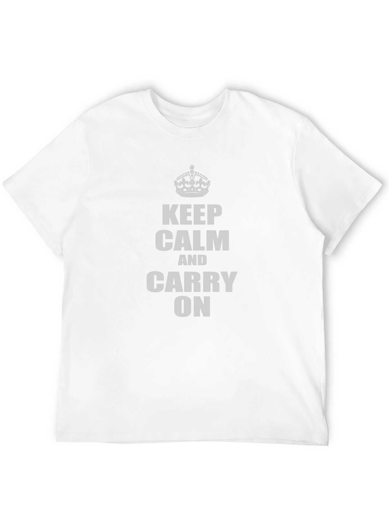 Keep Calm and Carry On T-Shirt - Classic Design