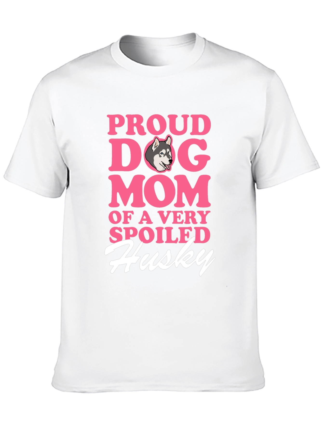 Proud Dog Mom Husky T-Shirt