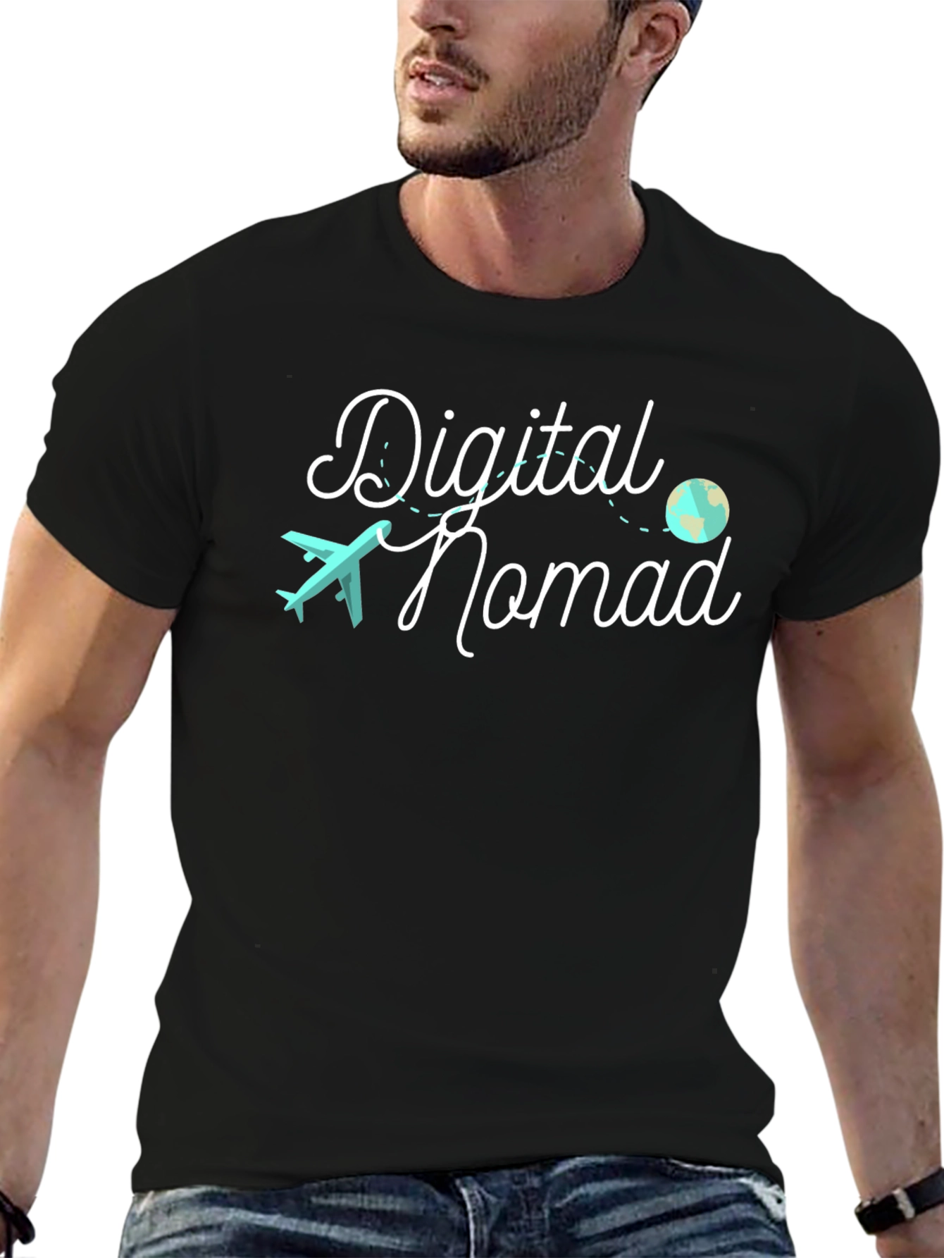 Digital Nomad T-Shirt: Travel Lifestyle Tee