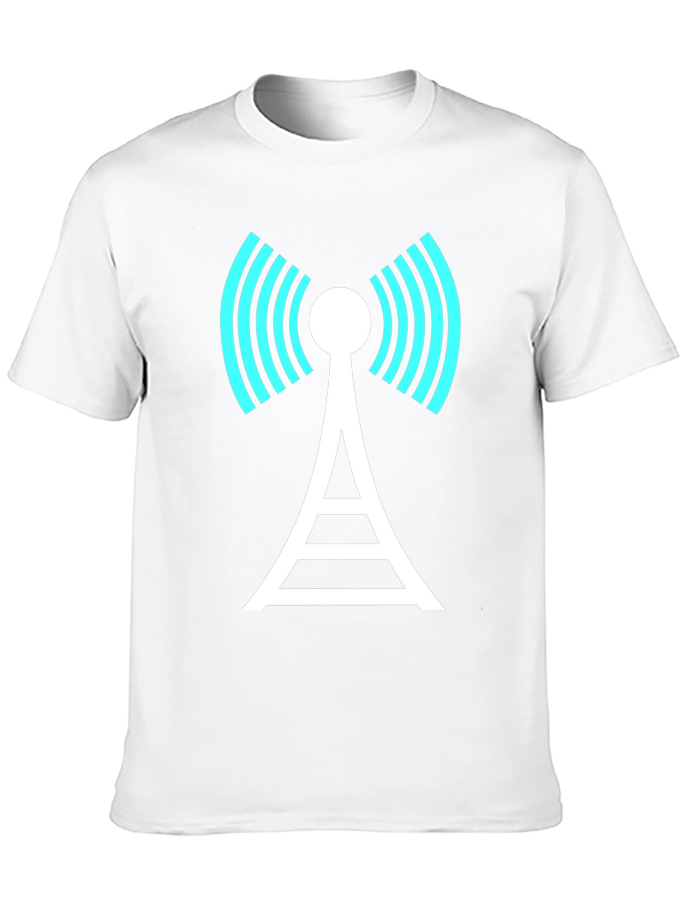 Wireless Tower Graphic Tee - Black