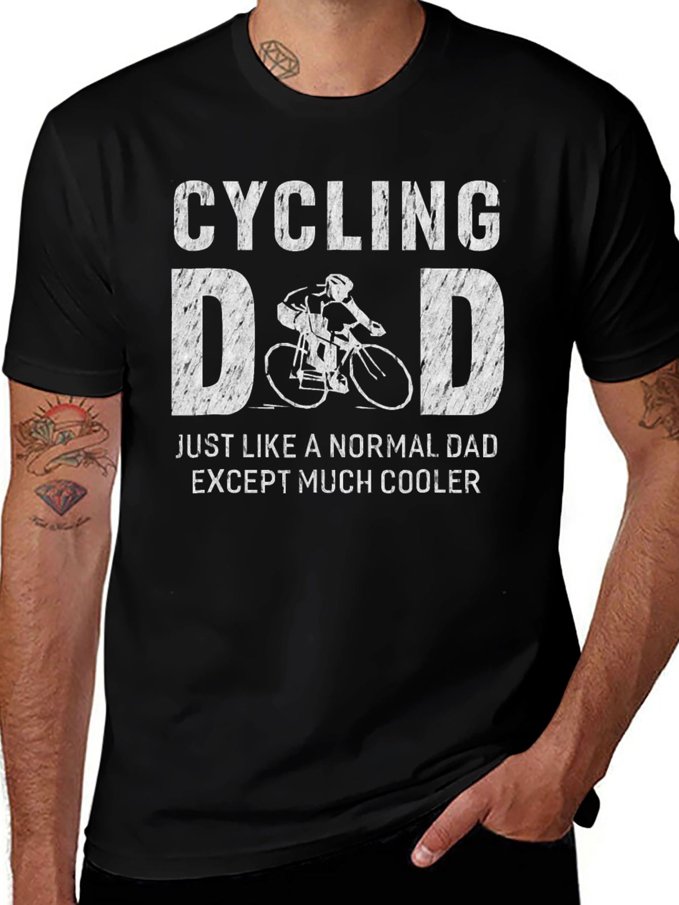 Cycling Dad T-Shirt - Cool Fathers Day Gift!