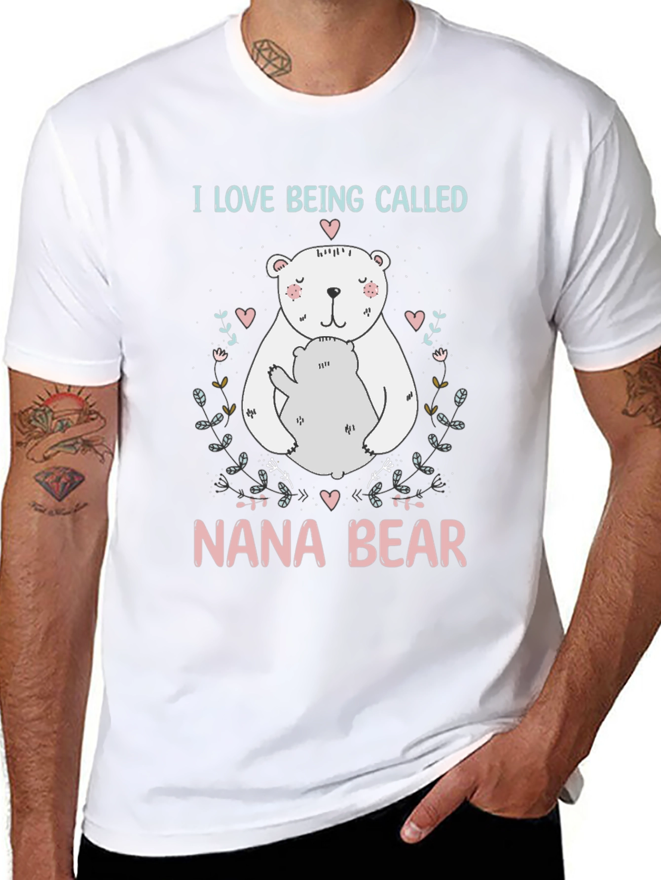 Nana Bear T-Shirt: I Love Being Called Nana Bear