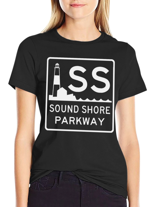 Sound Shore Parkway T-Shirt Black