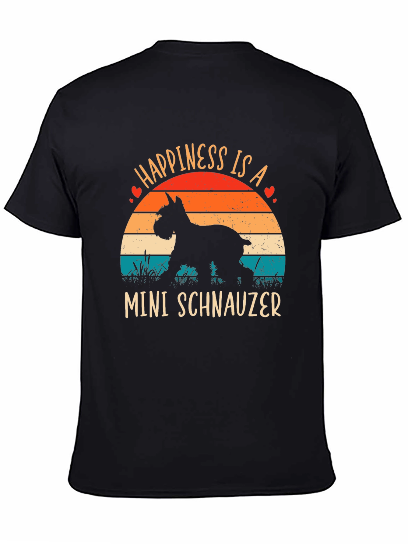 Happiness is a Mini Schnauzer T-Shirt