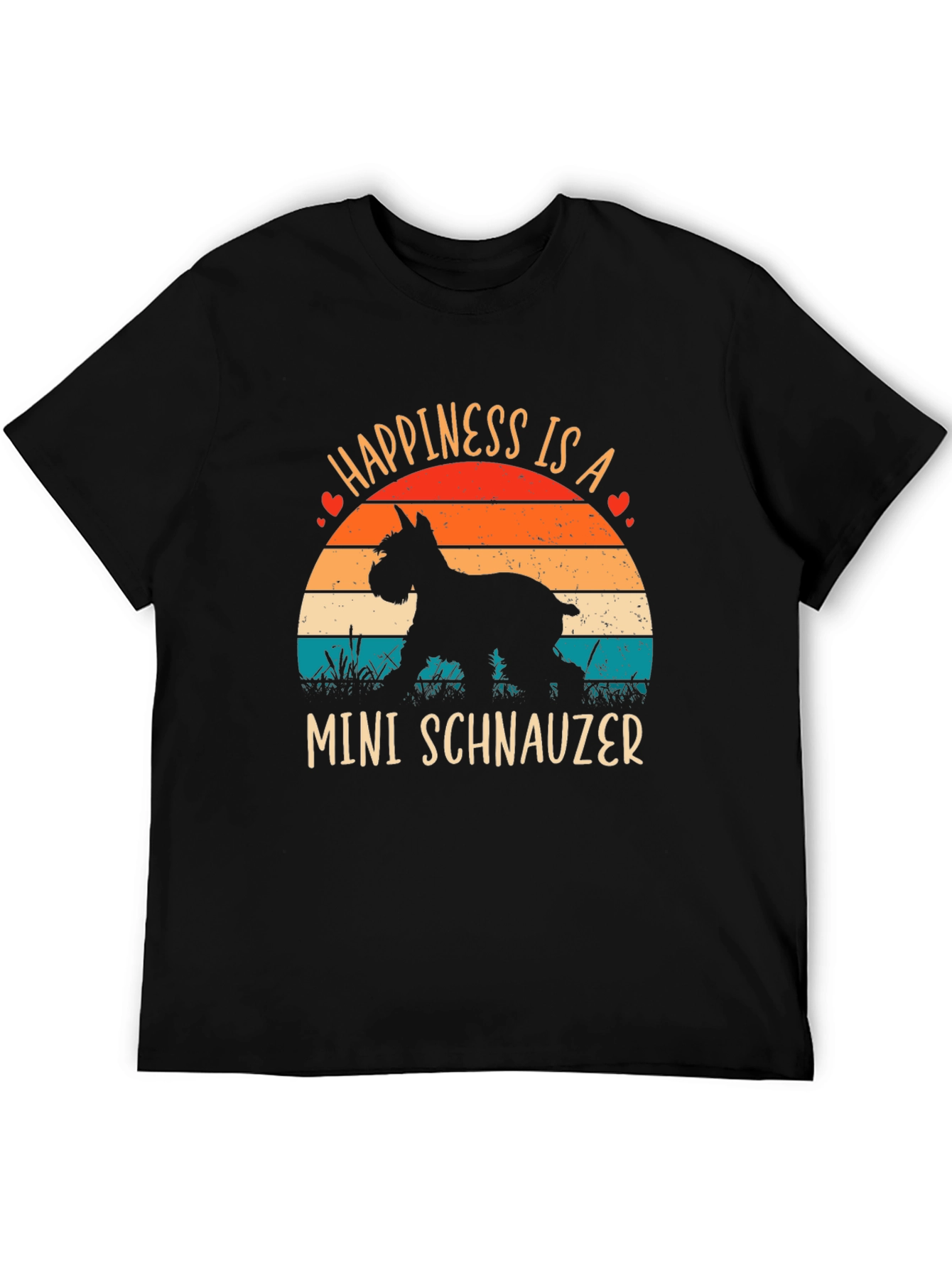 Happiness is a Mini Schnauzer T-Shirt