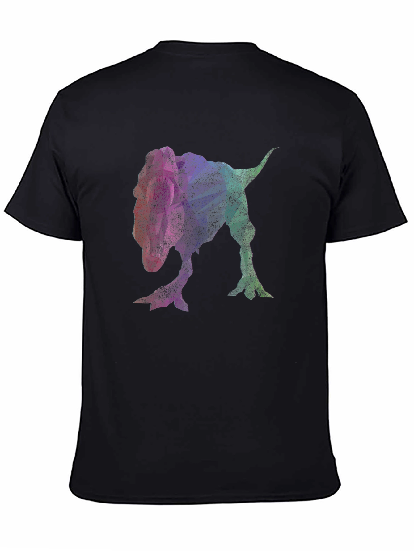 Dinosaur Graphic Print Crew Neck T-Shirt