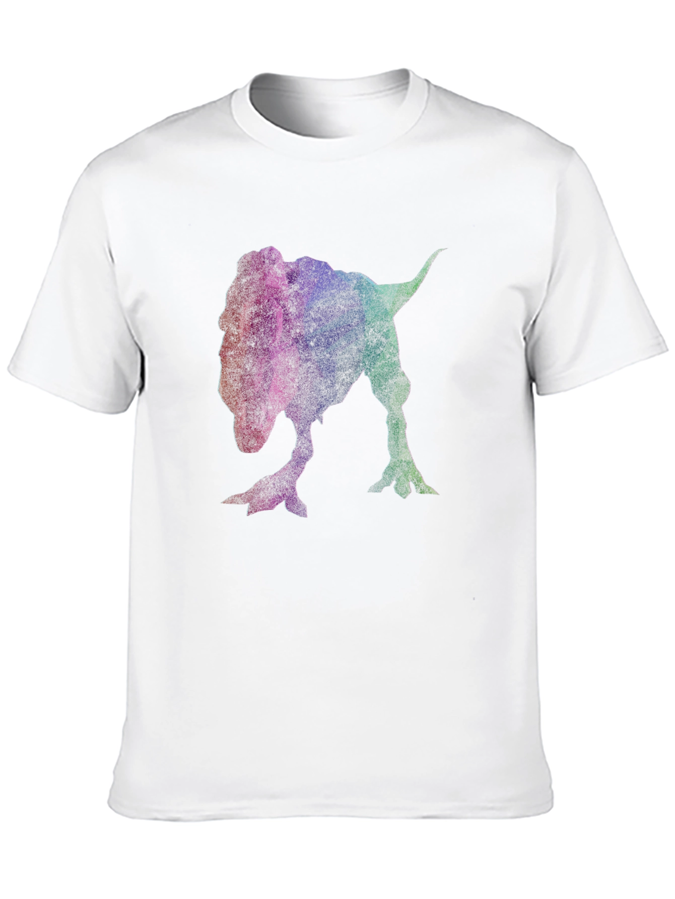 Dinosaur Graphic Print Crew Neck T-Shirt