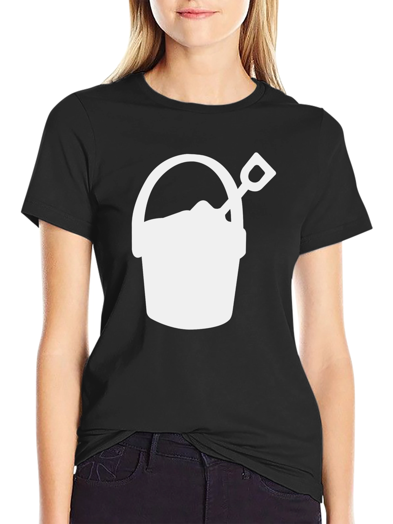 Bucket and Shovel Graphic T-Shirt