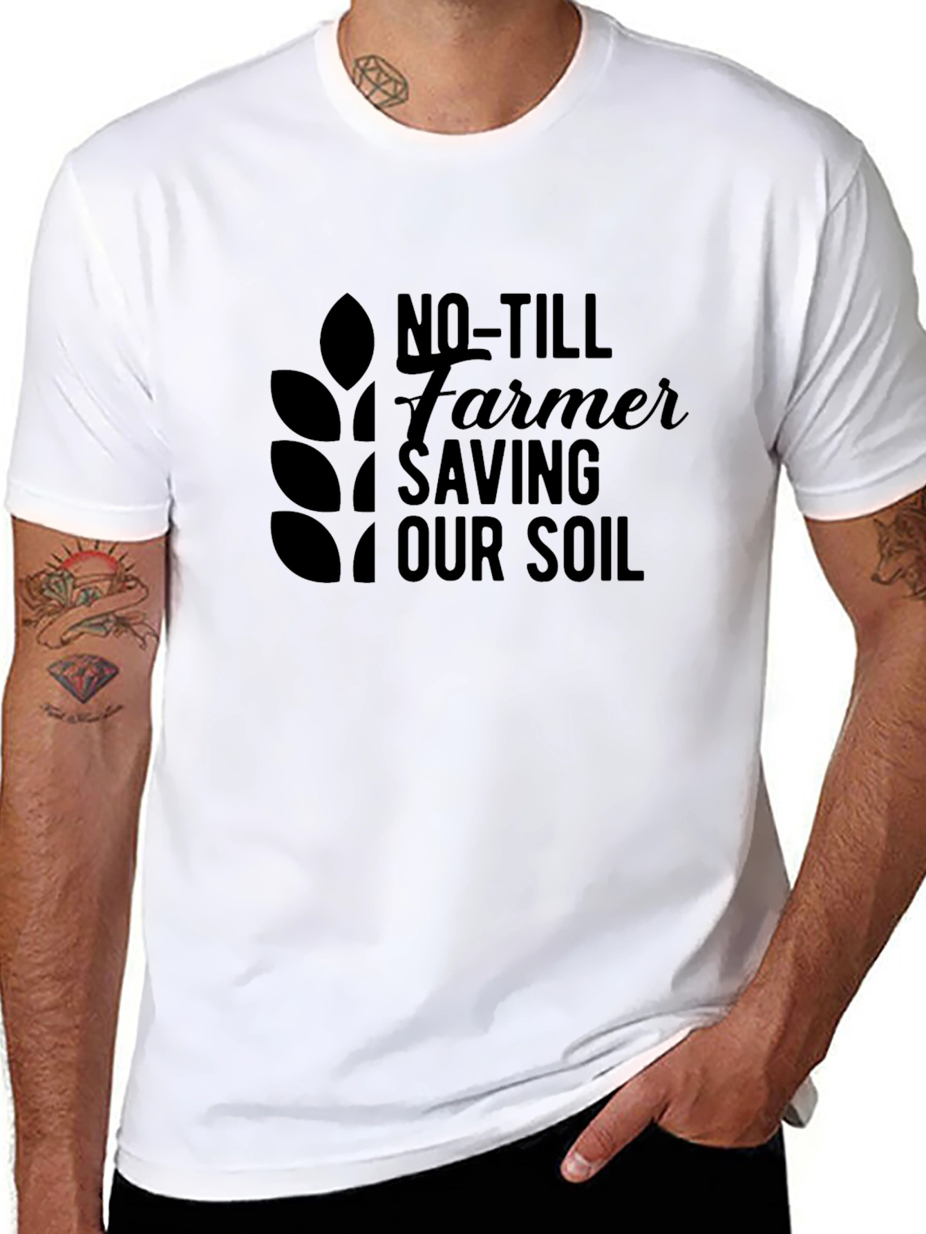 No-Till Farmer Graphic T-Shirt