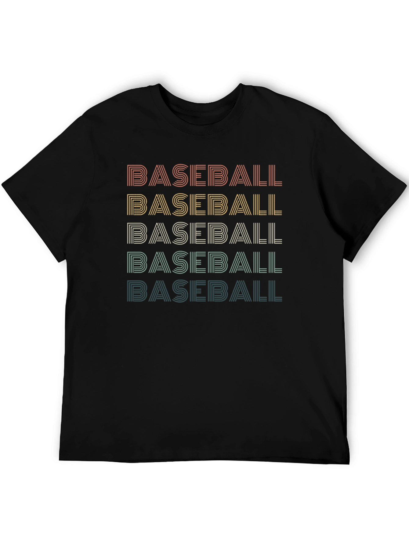 Retro Baseball Graphic Tee - Stylish Comfort