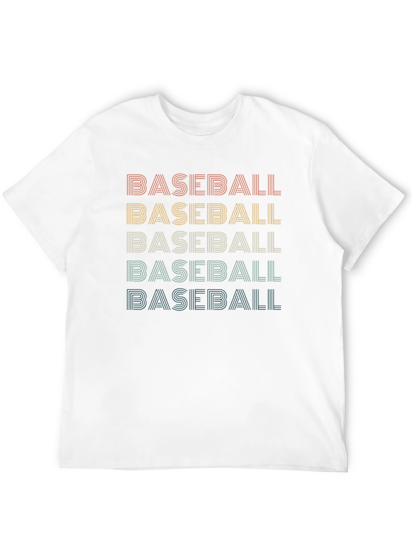 Retro Baseball Graphic Tee - Stylish Comfort