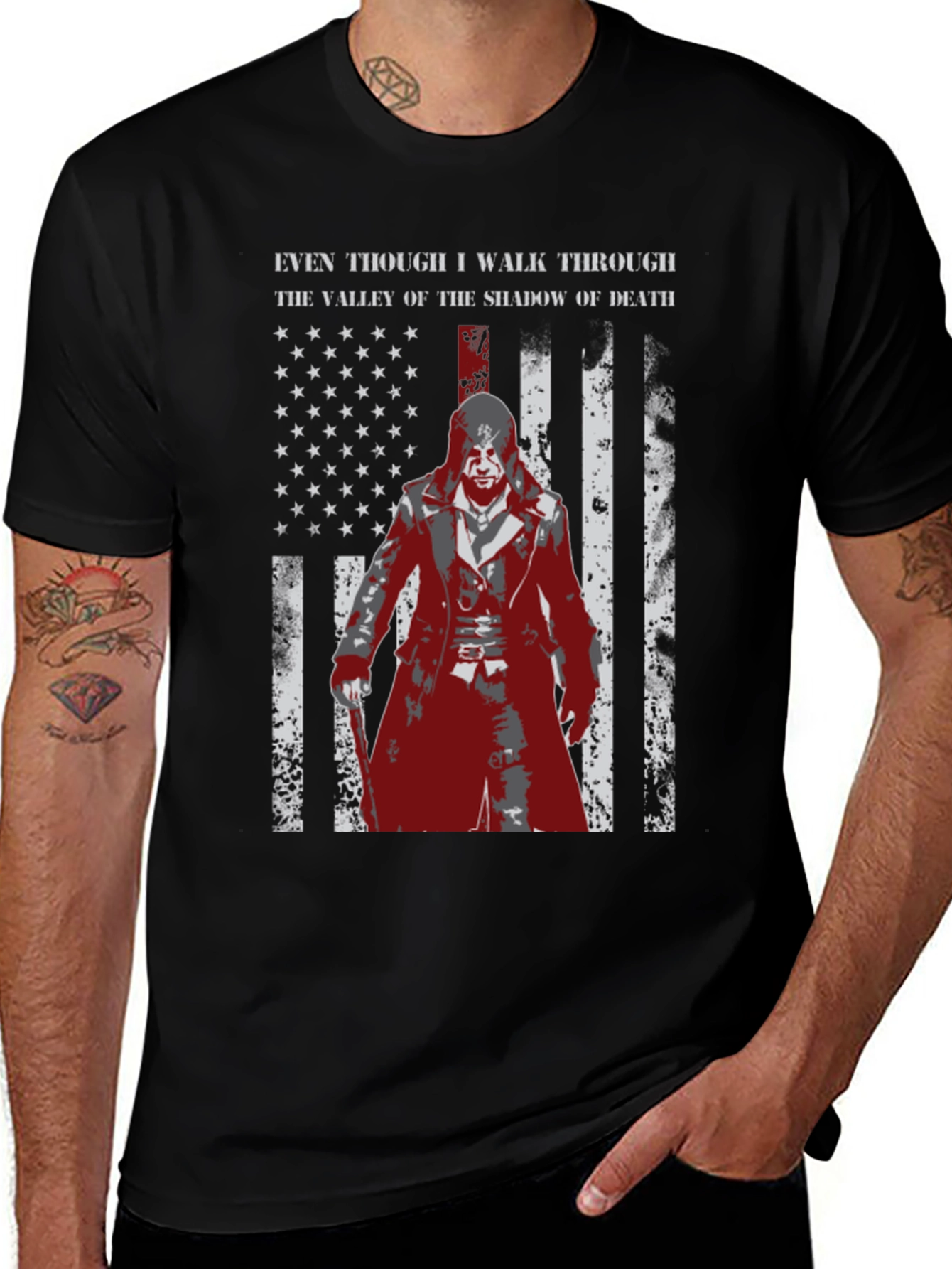 Valley of Death American Flag T-Shirt