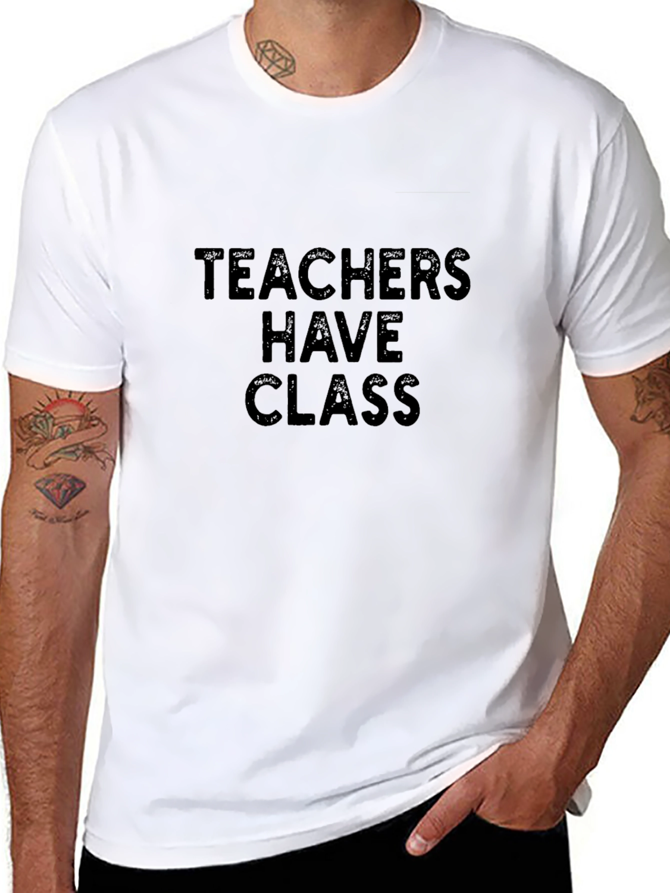 Teachers Have Class Black T-Shirt