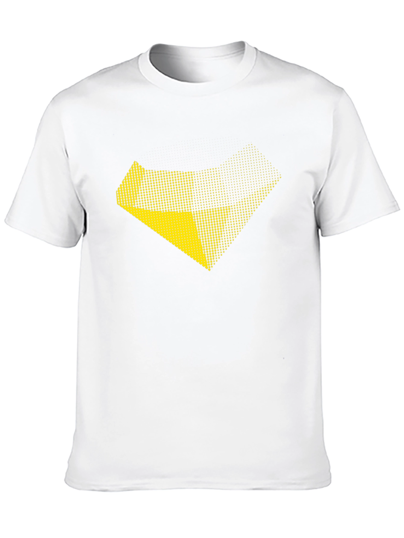 Modern Graphic Print Black T-Shirt