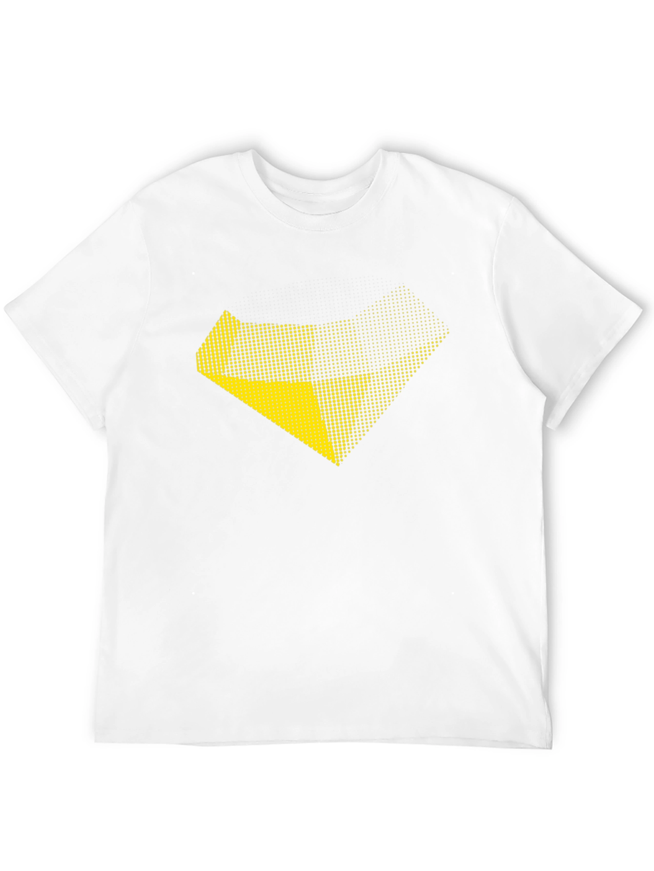 Modern Graphic Print Black T-Shirt