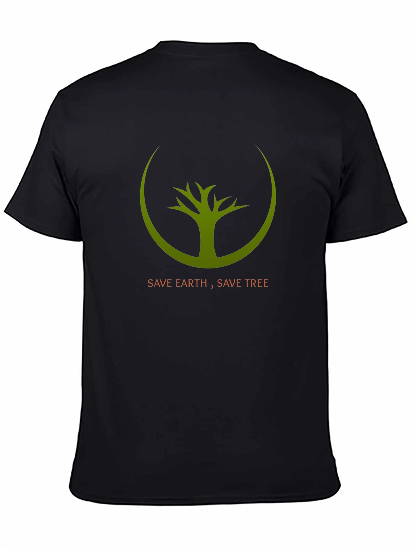 Eco-Friendly Save Earth Save Tree Graphic Tee