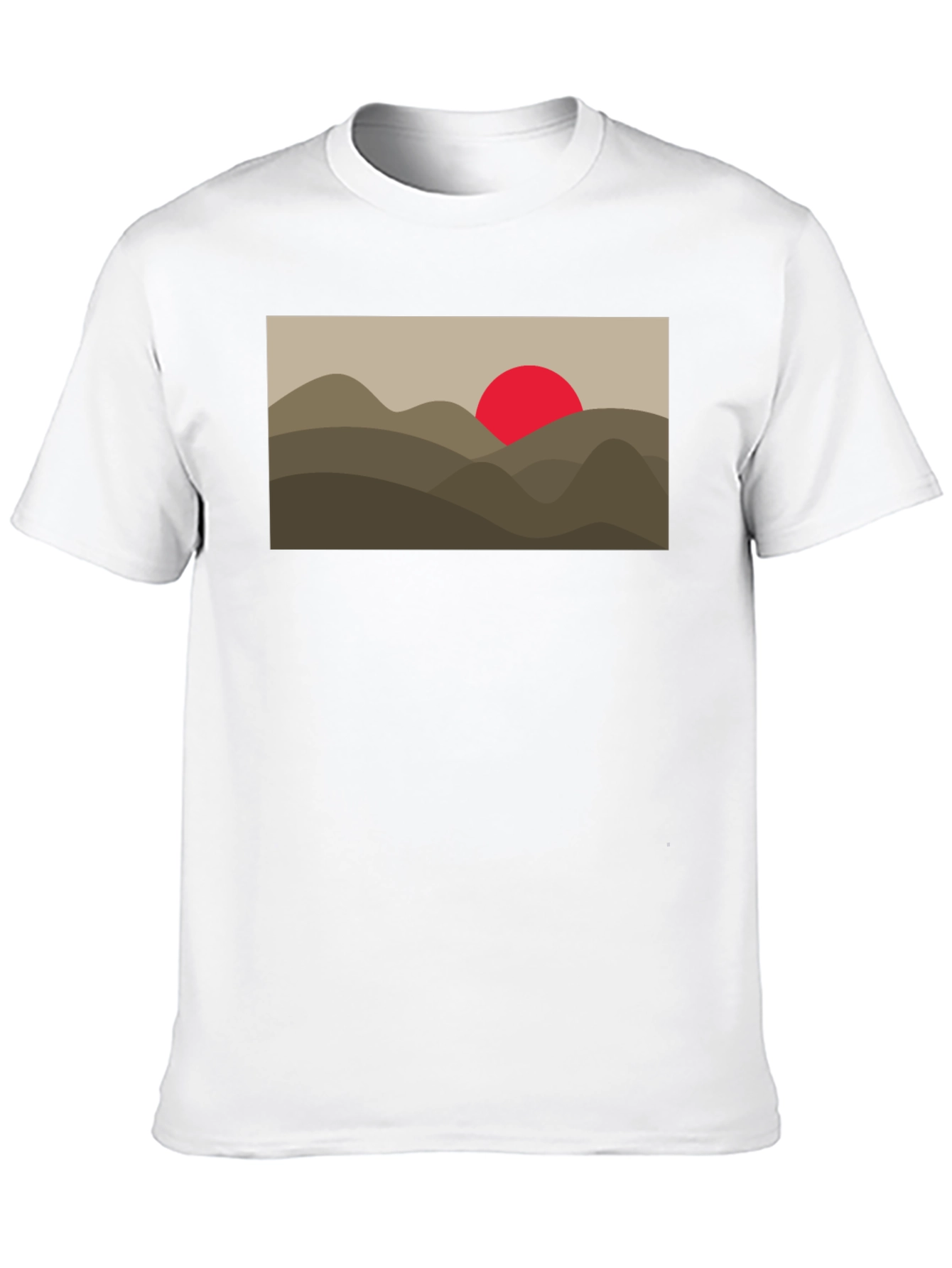 Sunrise Mountain Graphic Tee - Black