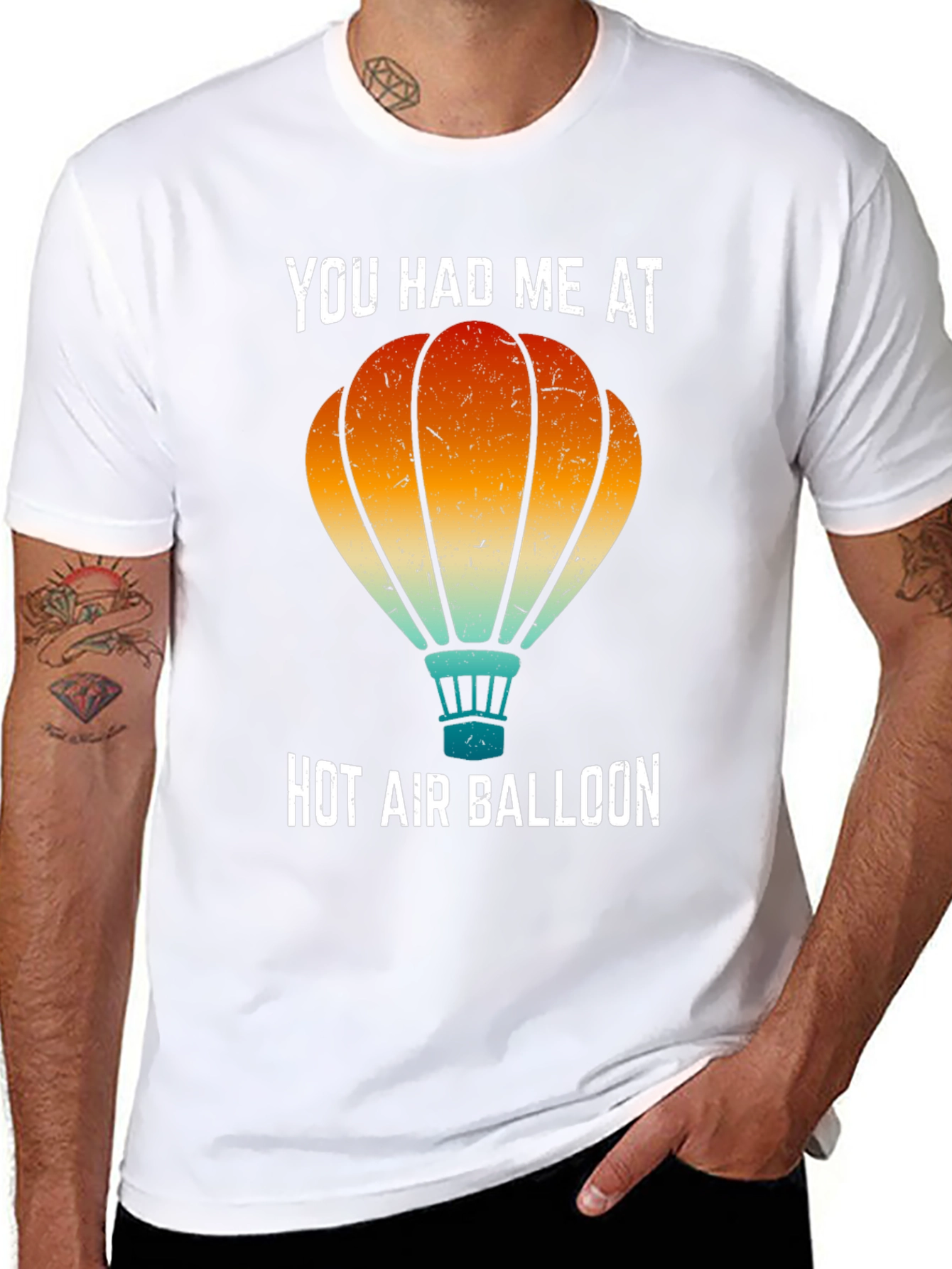 You Had Me At Hot Air Balloon Graphic Tee