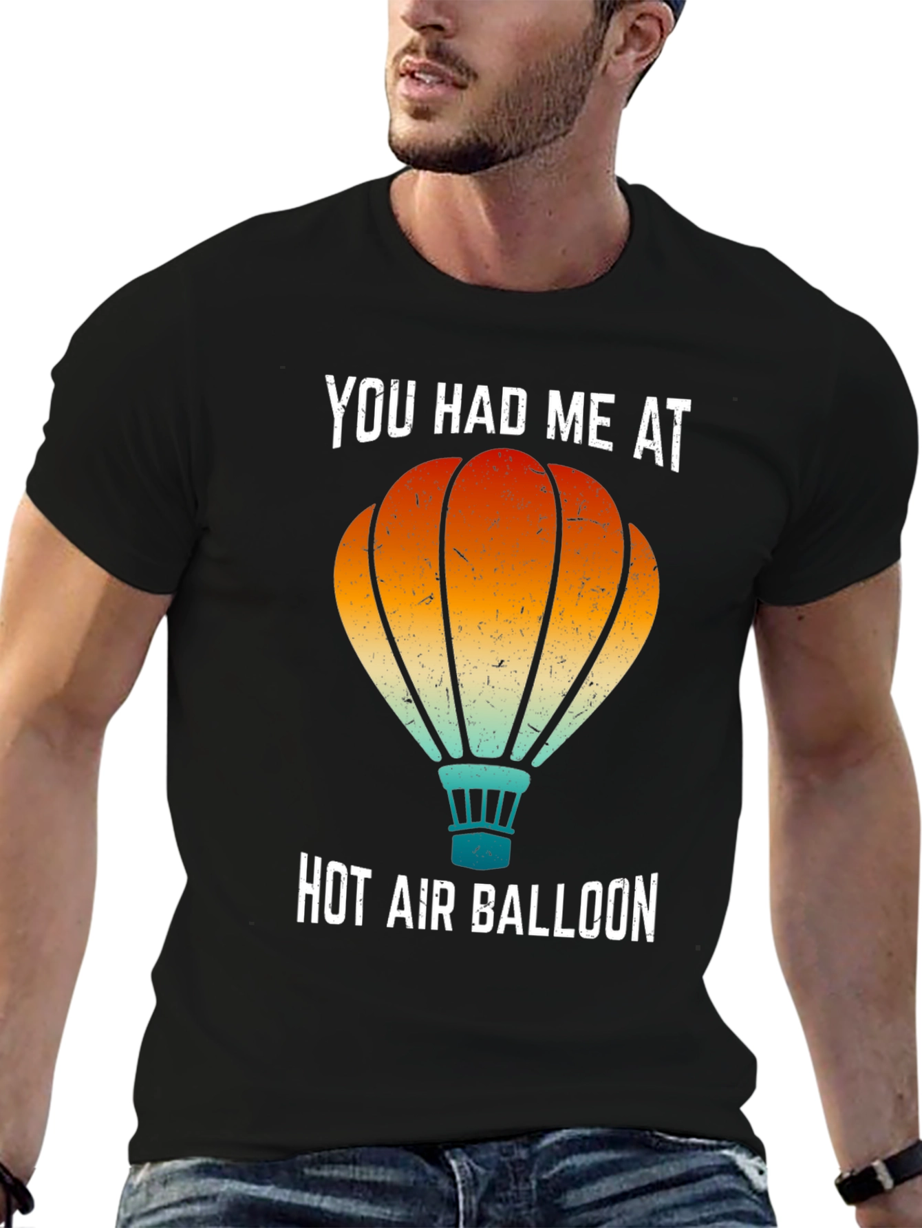 You Had Me At Hot Air Balloon Graphic Tee