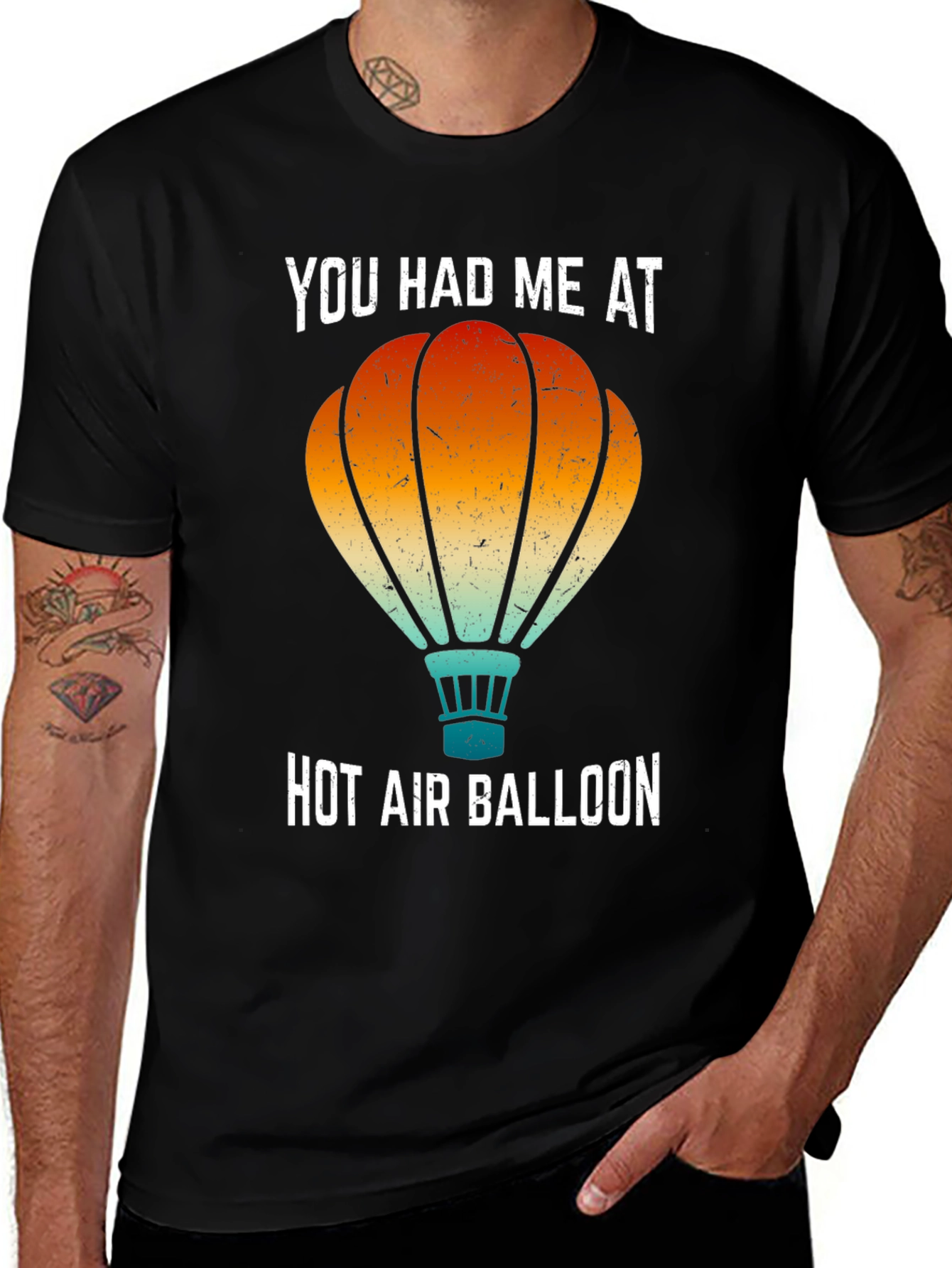 You Had Me At Hot Air Balloon Graphic Tee