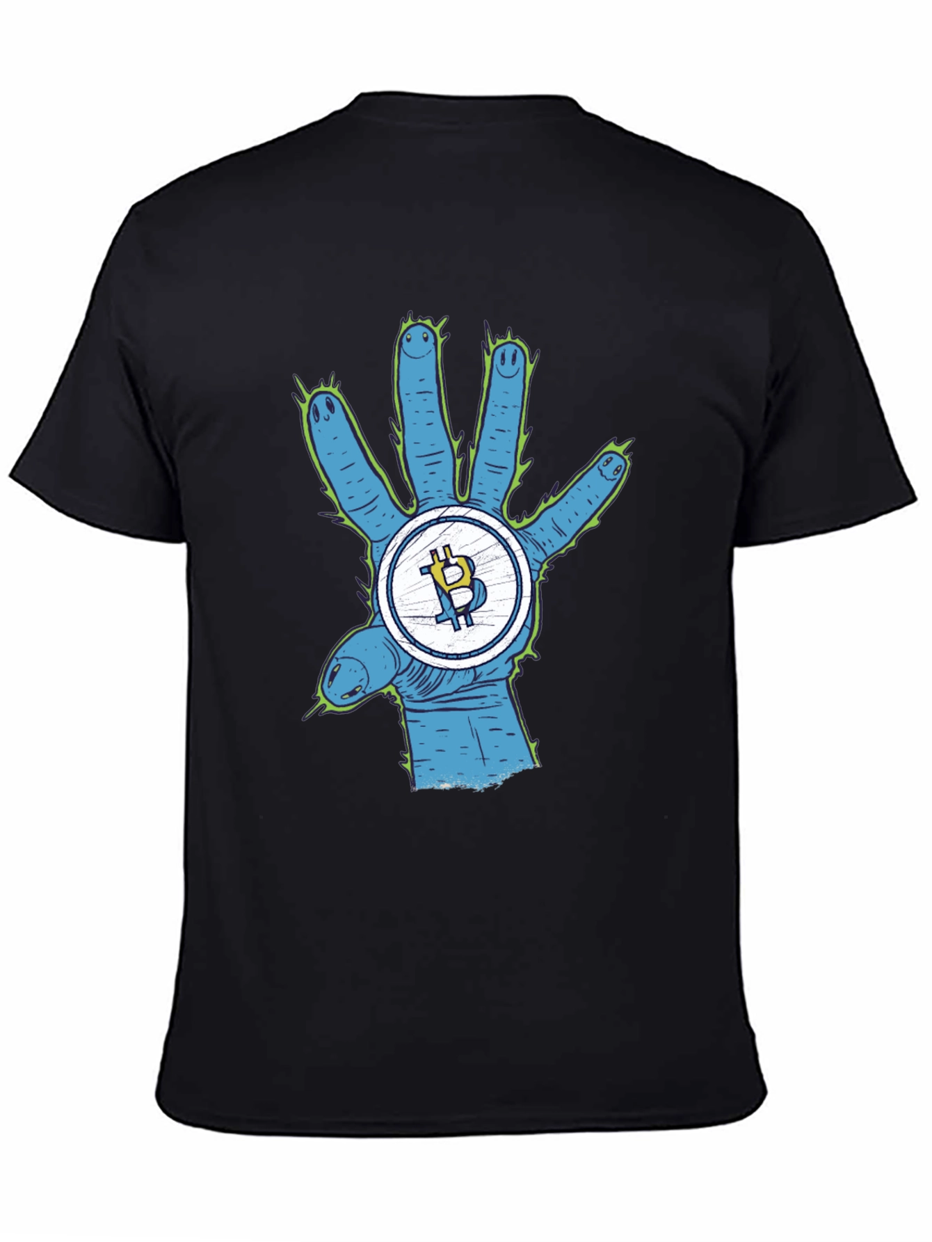 Bitcoin Alien Hand T-Shirt - Crypto Tee