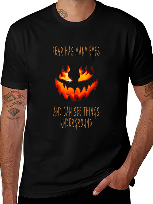 Fear Has Many Eyes Black T-Shirt