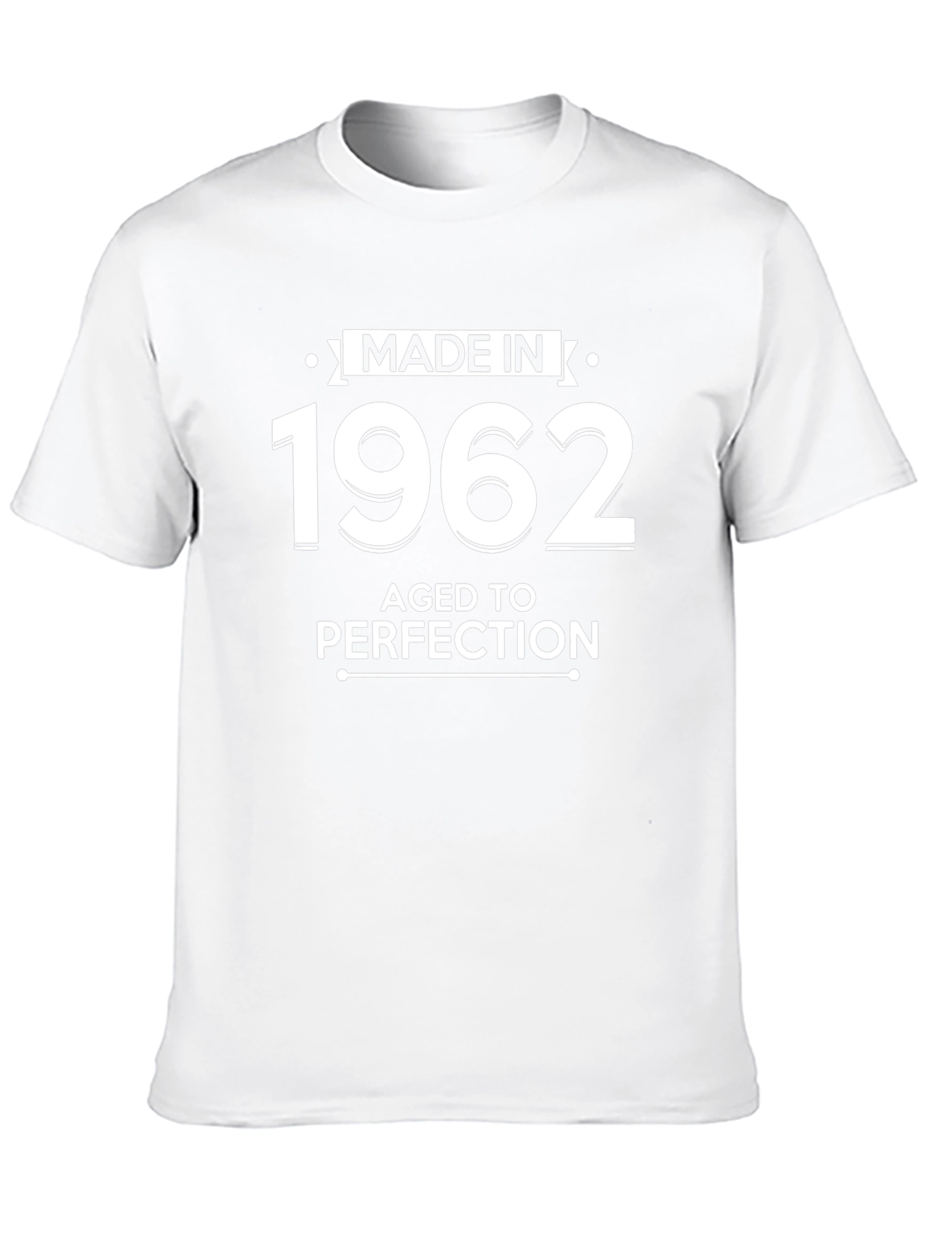 Made in 1962 Aged to Perfection Black T-Shirt