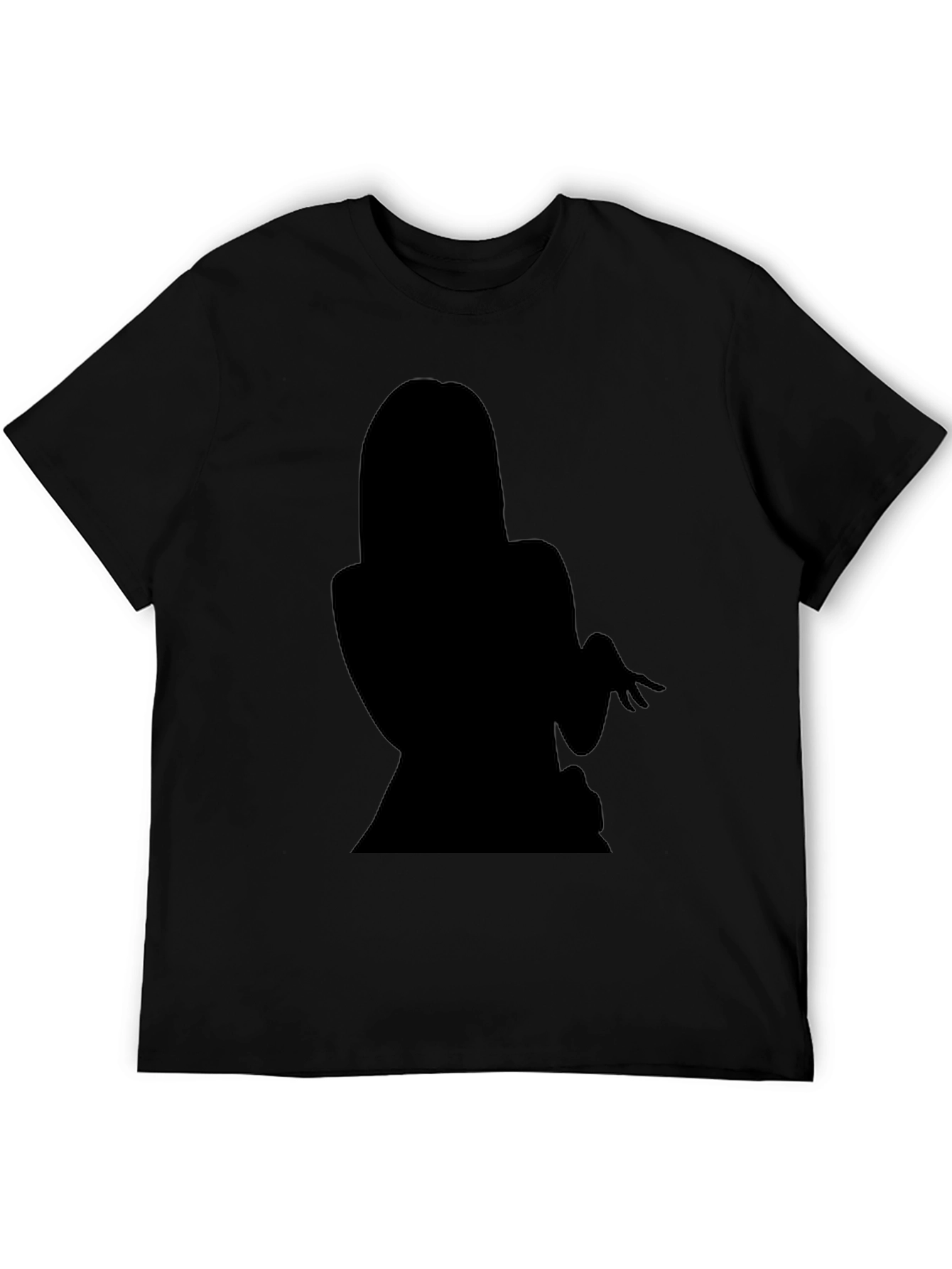 Black Silhouette Graphic Tee - Modern Fit