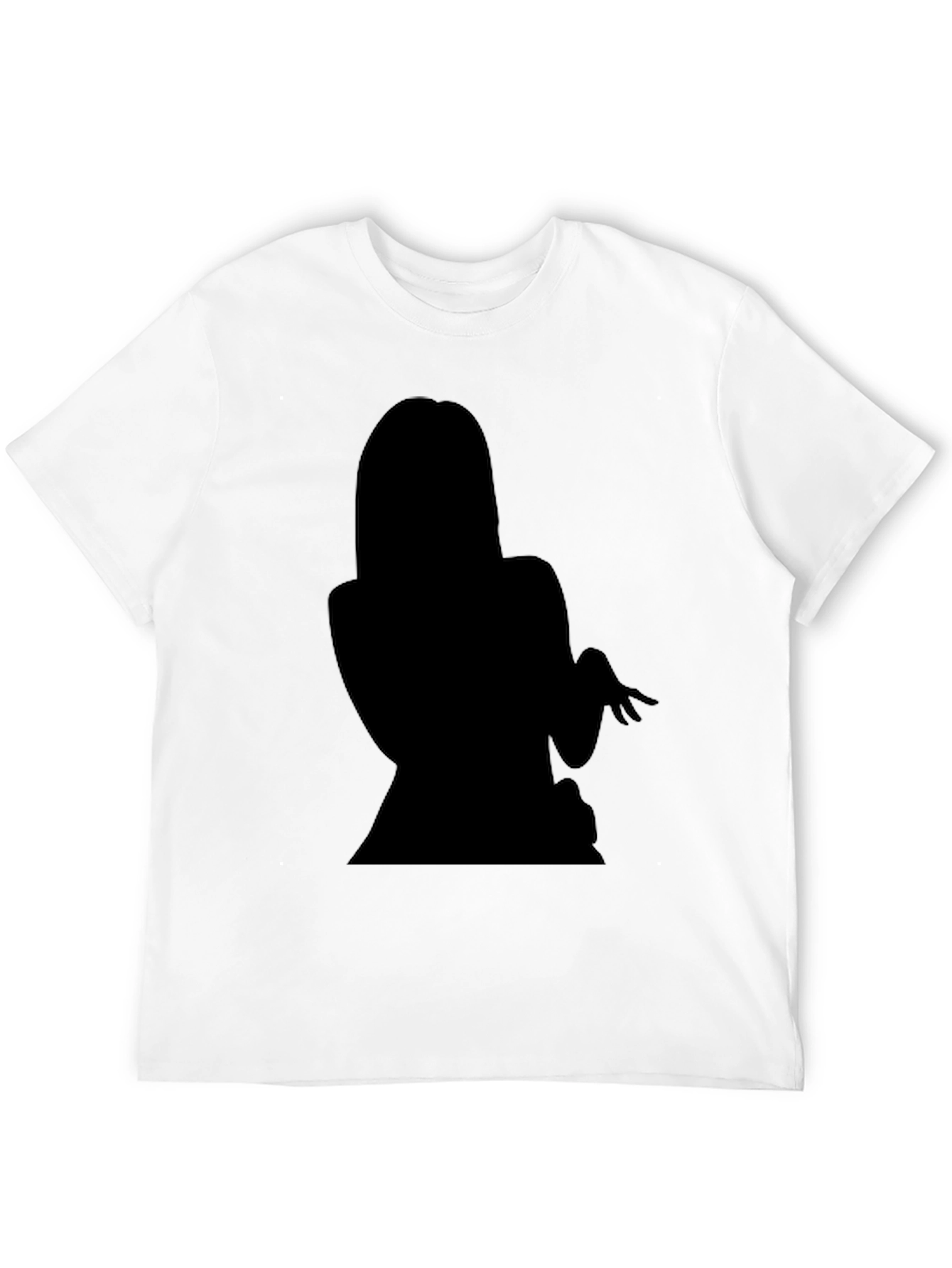 Black Silhouette Graphic Tee - Modern Fit
