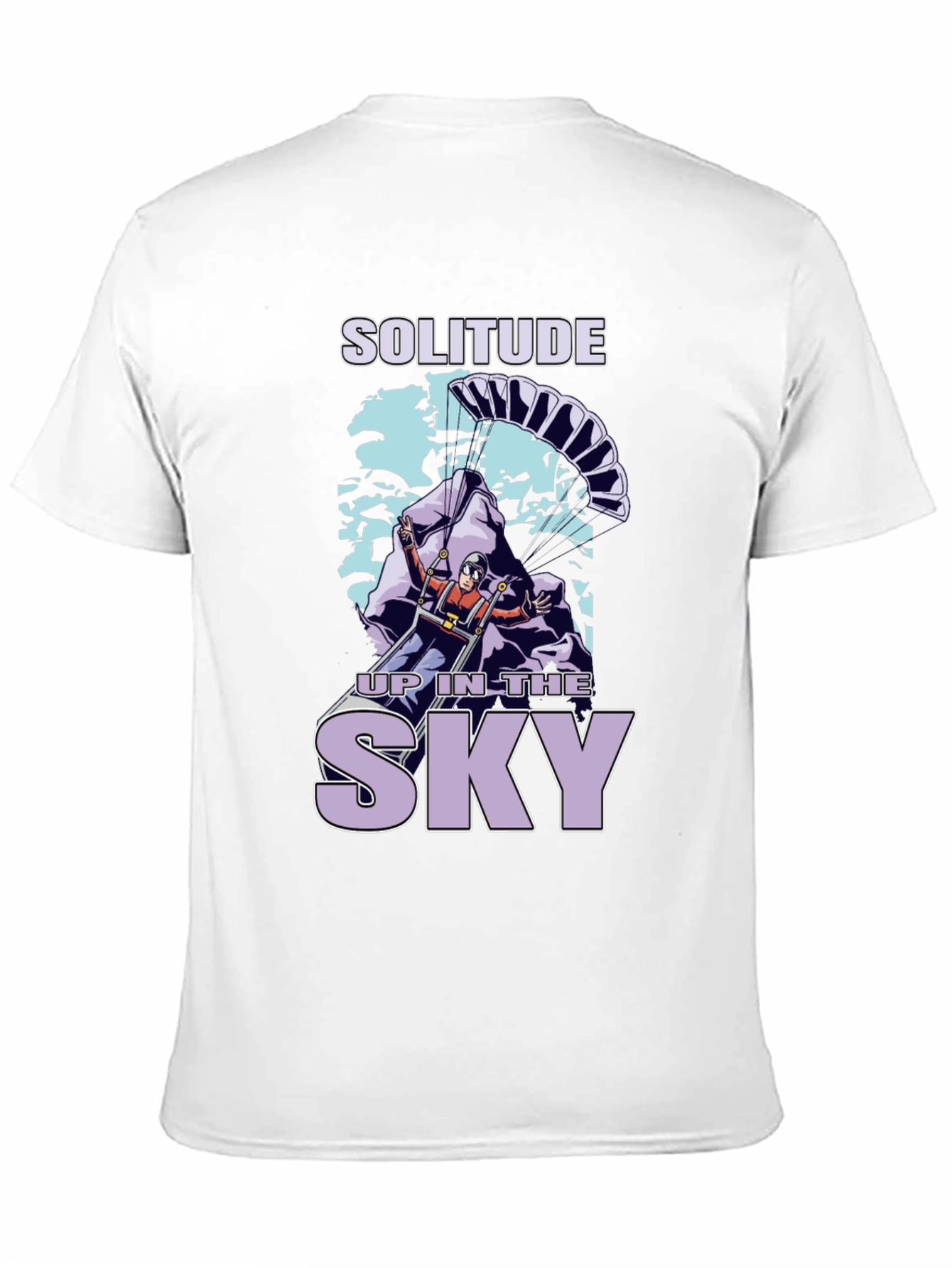 Solitude in the Sky Black T-Shirt