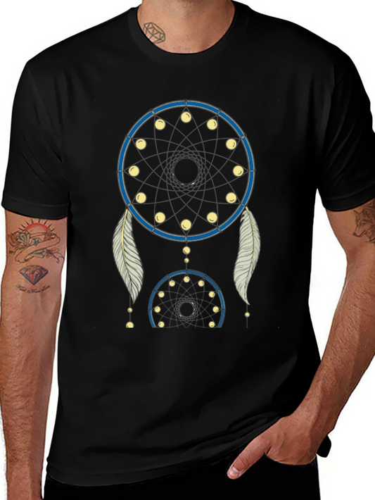 Dream Catcher Graphic Tee - Black Casual Shirt