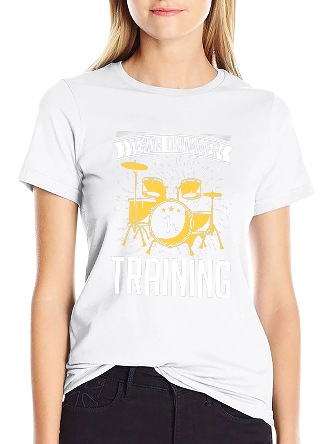 Tenor Drummer Training Black T-Shirt