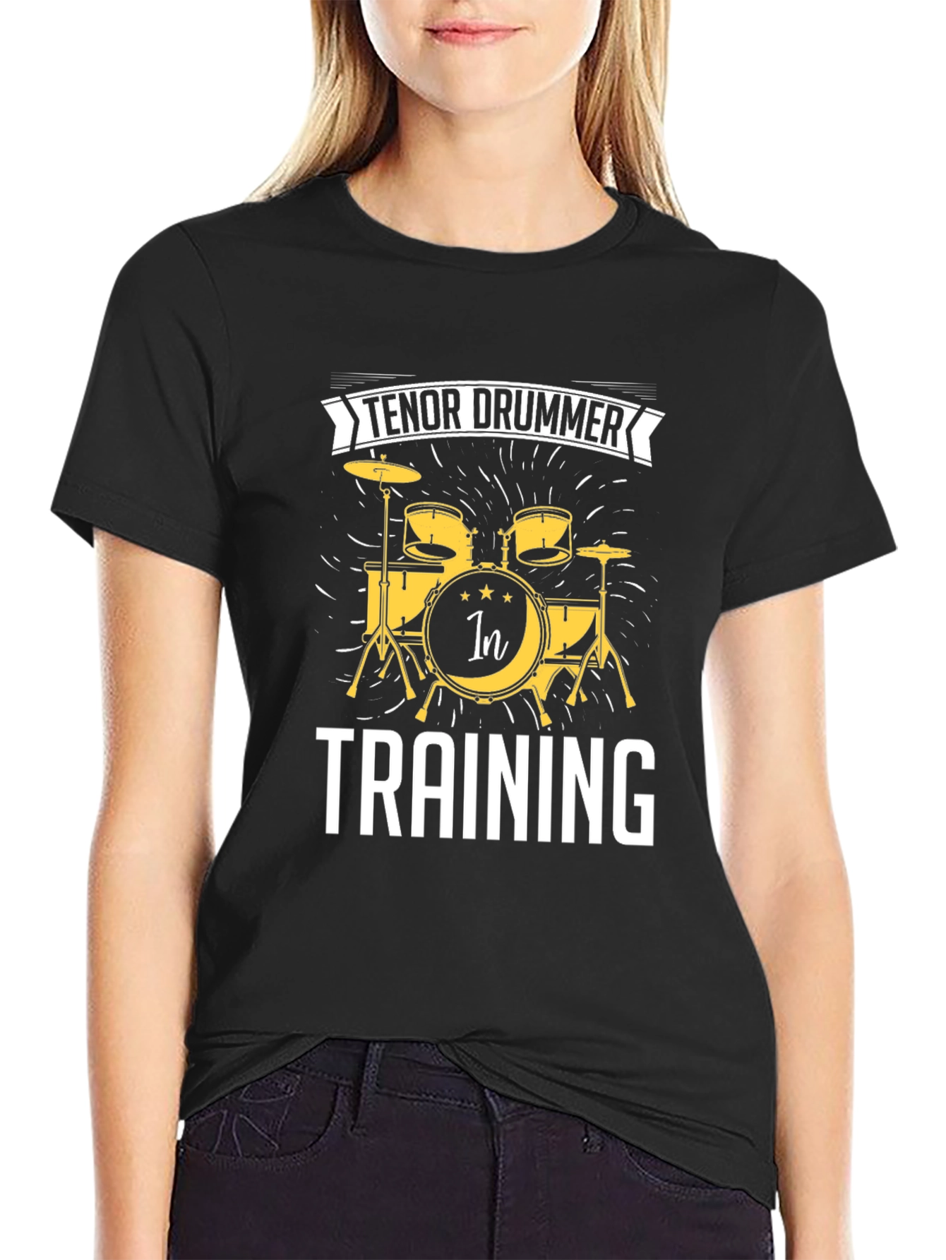Tenor Drummer Training Black T-Shirt
